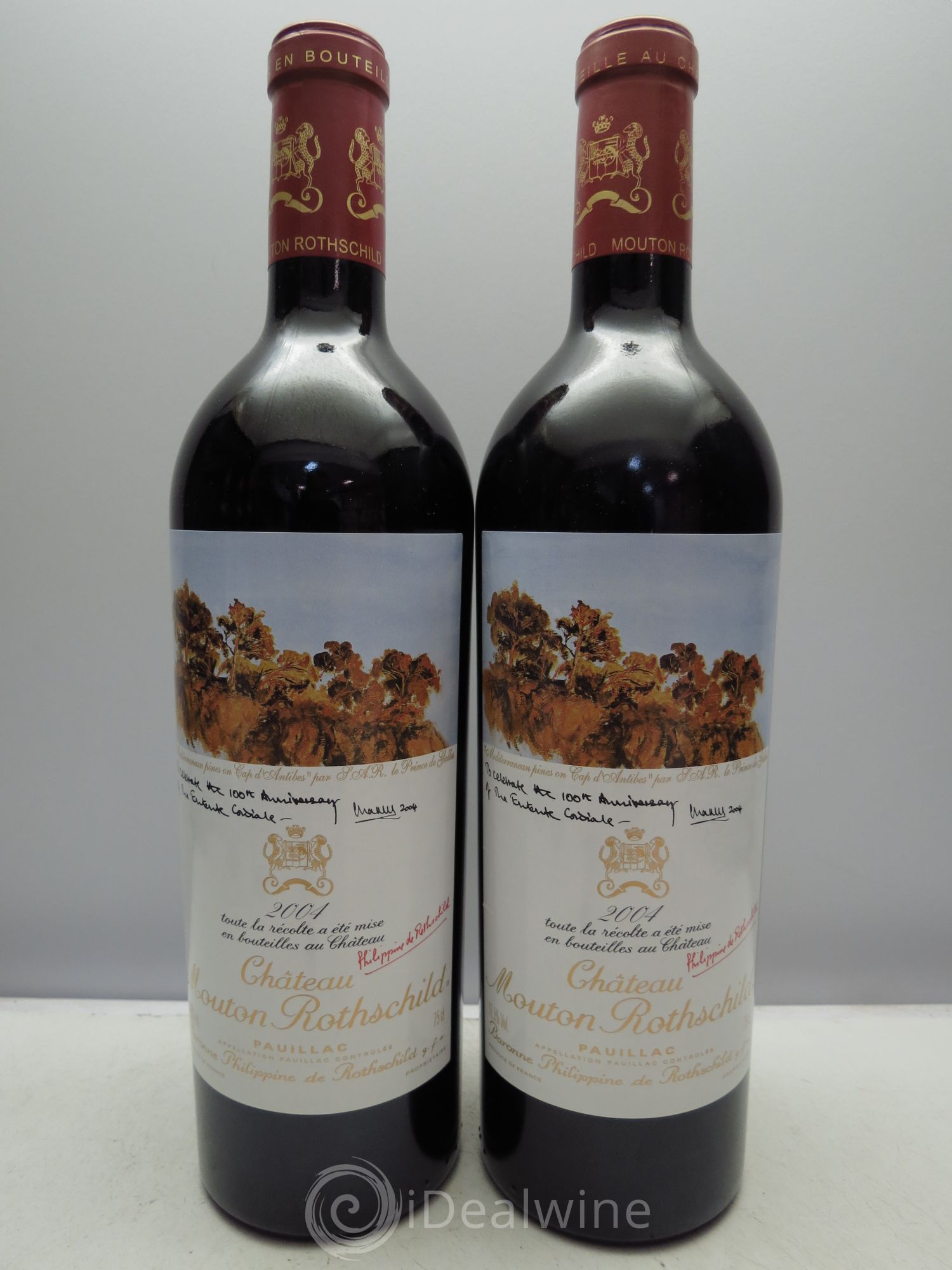 Château Mouton Rothschild 1er Grand Cru Classé 2004 - Lot de 6 bouteilles - 1