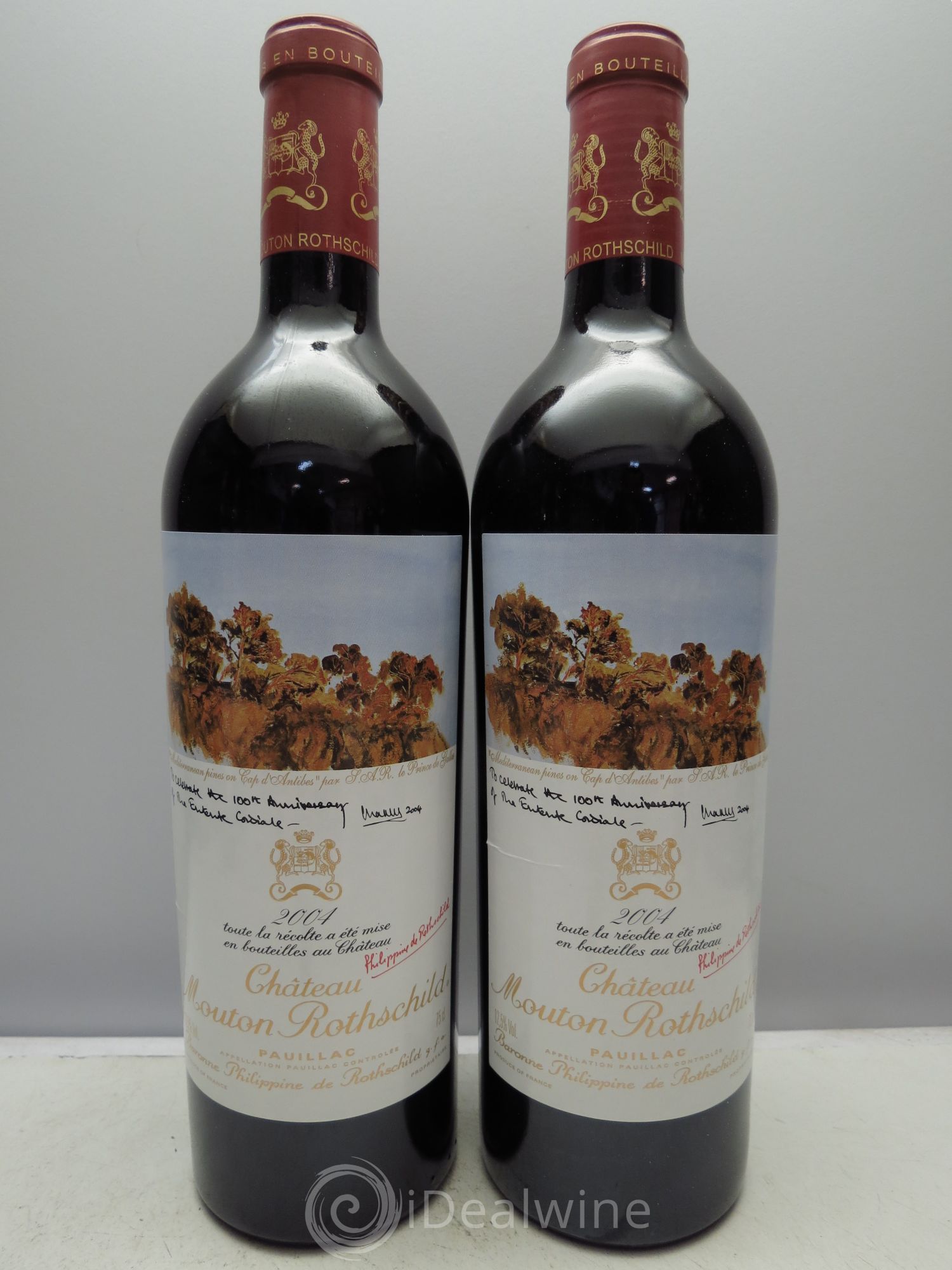 Château Mouton Rothschild 1er Grand Cru Classé 2004 - Lot de 6 bouteilles - 2