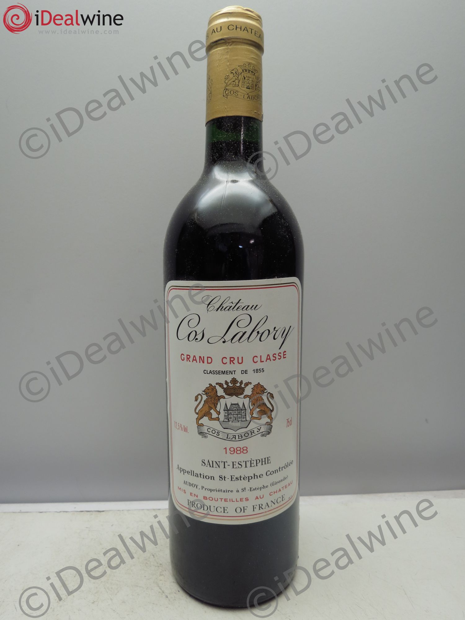 Château Cos Labory 5ème Grand Cru Classé 1988 - Lot de 12 bouteilles - 0