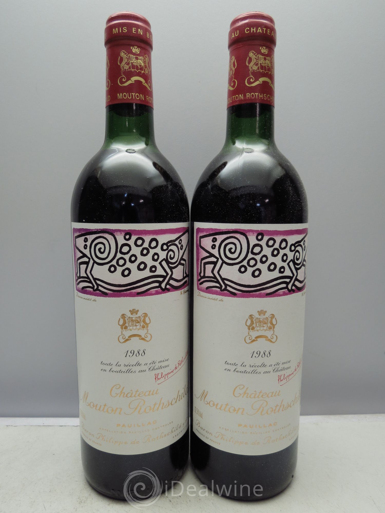 Château Mouton Rothschild 1er Grand Cru Classé 1988 - Lot de 6 bouteilles - 3