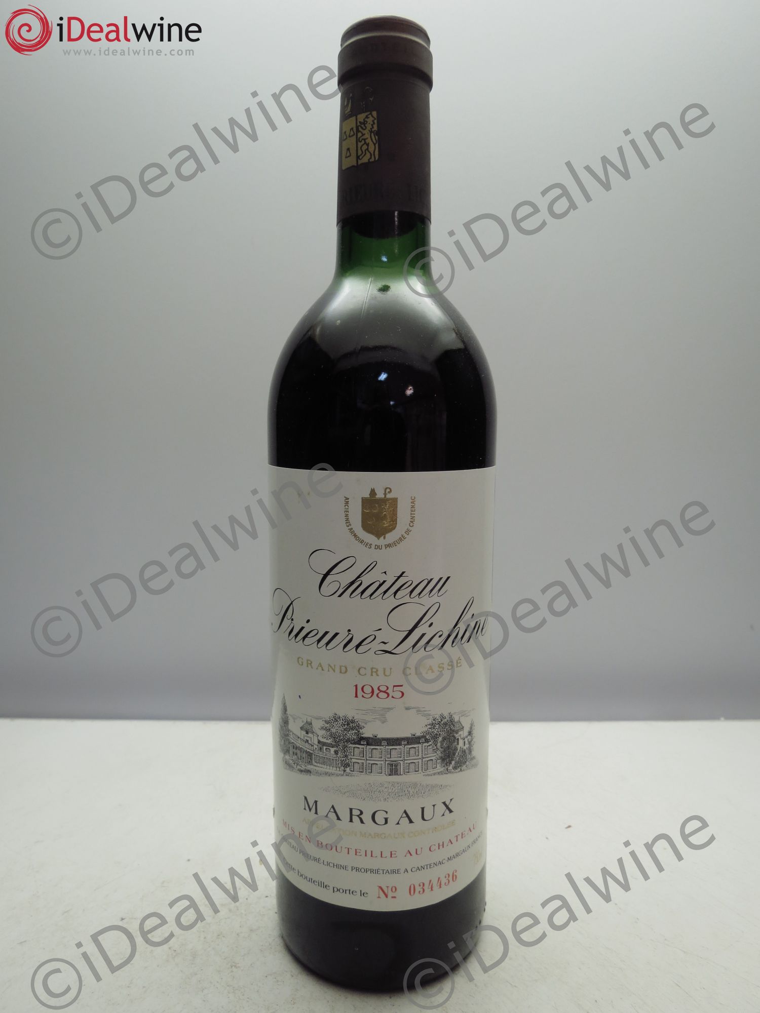 Château Prieuré Lichine 4ème Grand Cru Classé 1985 - Lot de 1 bouteille - 0