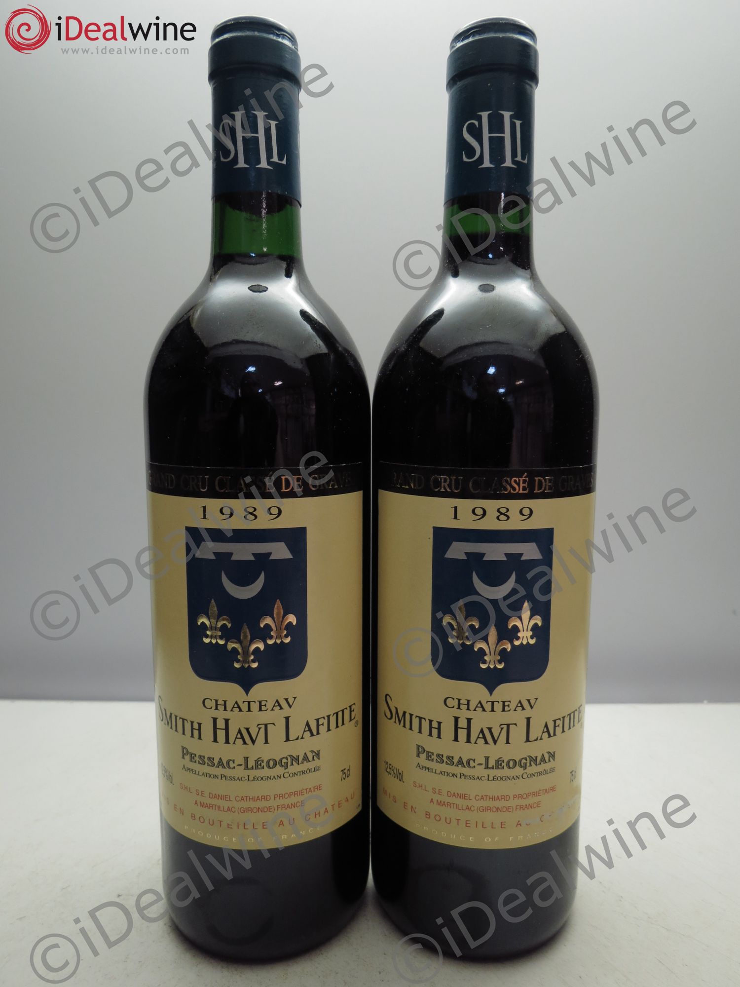 Château Smith Haut Lafitte Cru Classé de Graves 1989 - Lot de 2 bouteilles - 0