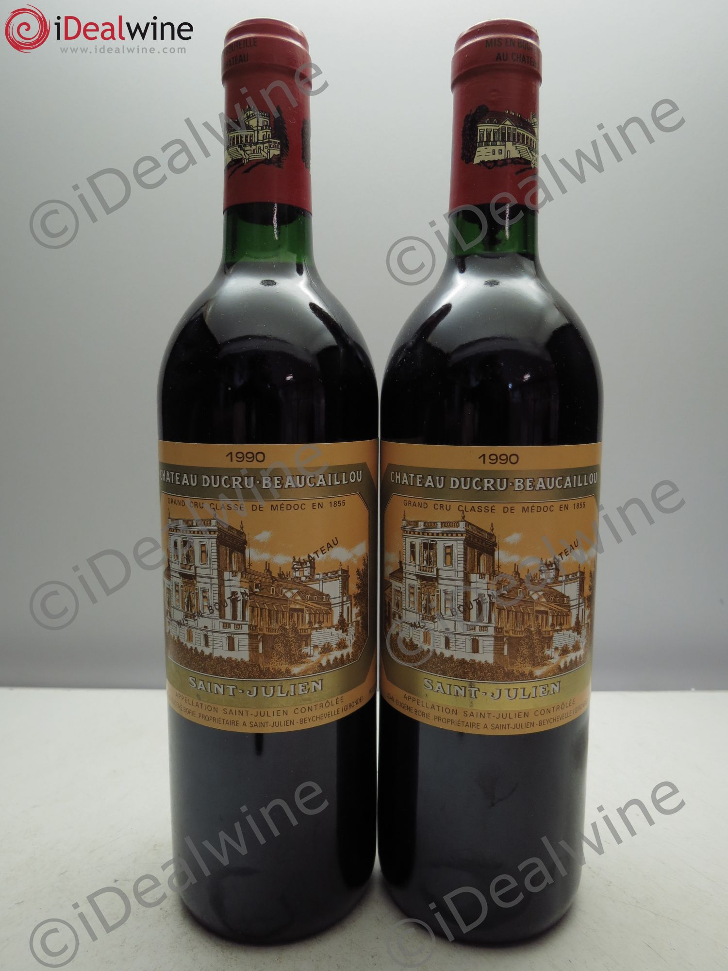 Château Ducru Beaucaillou 2ème Grand Cru Classé 1990 - Lot de 2 bouteilles - 0
