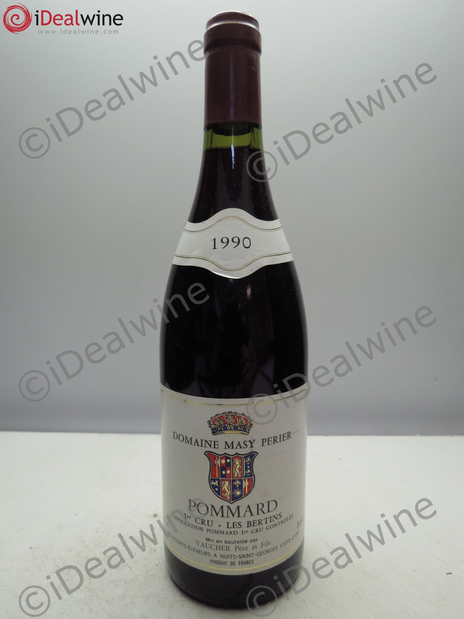 Pommard les Bertins Masy Perier "Ney-Vaucher" 1990 - Posten von 1 Flasche - 0
