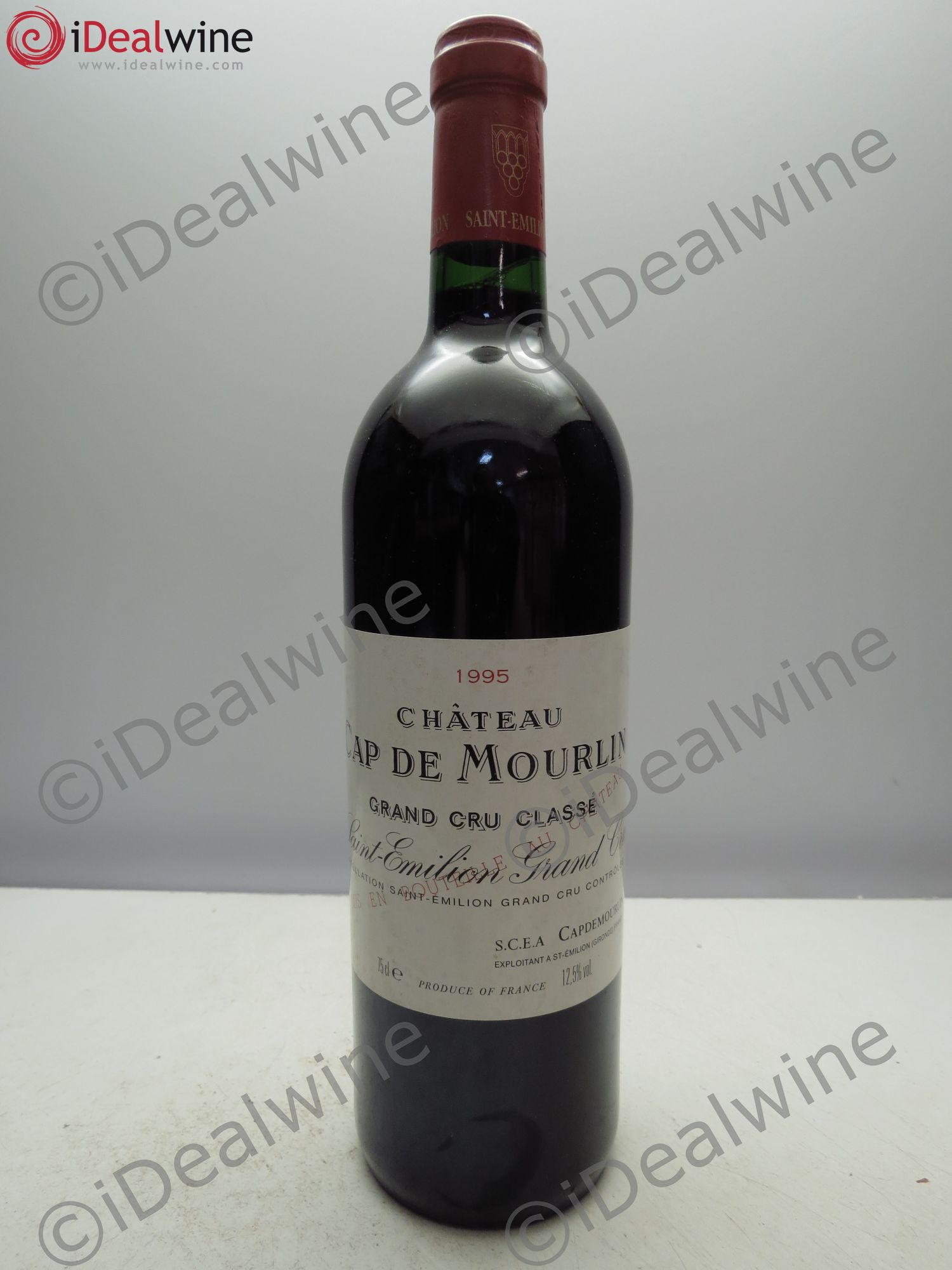 Château Cap de Mourlin Grand Cru Classé 1995 - Lot de 1 bouteille - 0