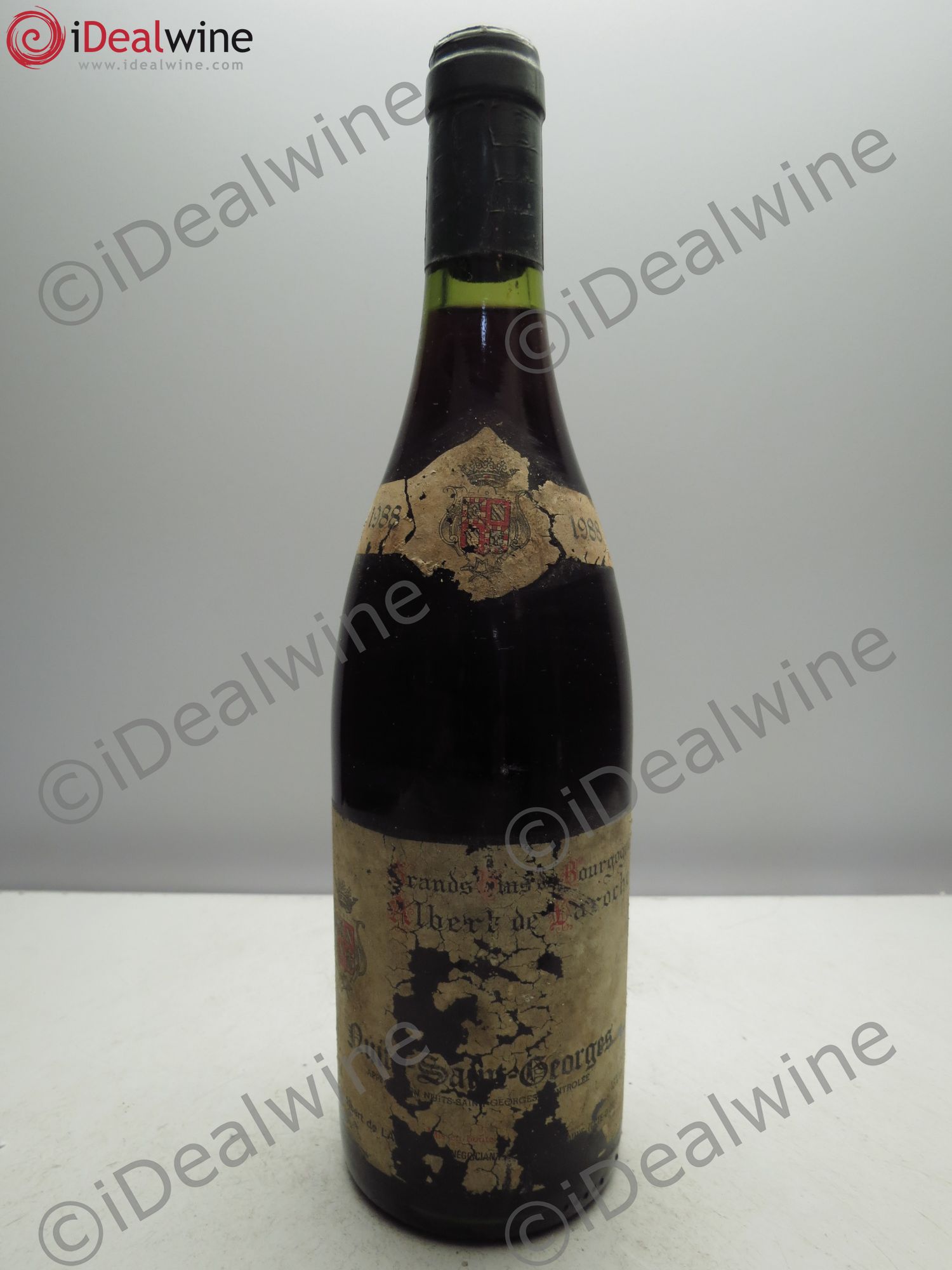 Nuits-Saint-Georges Albert de Laroche 1988 - Lot de 6 bouteilles - 0