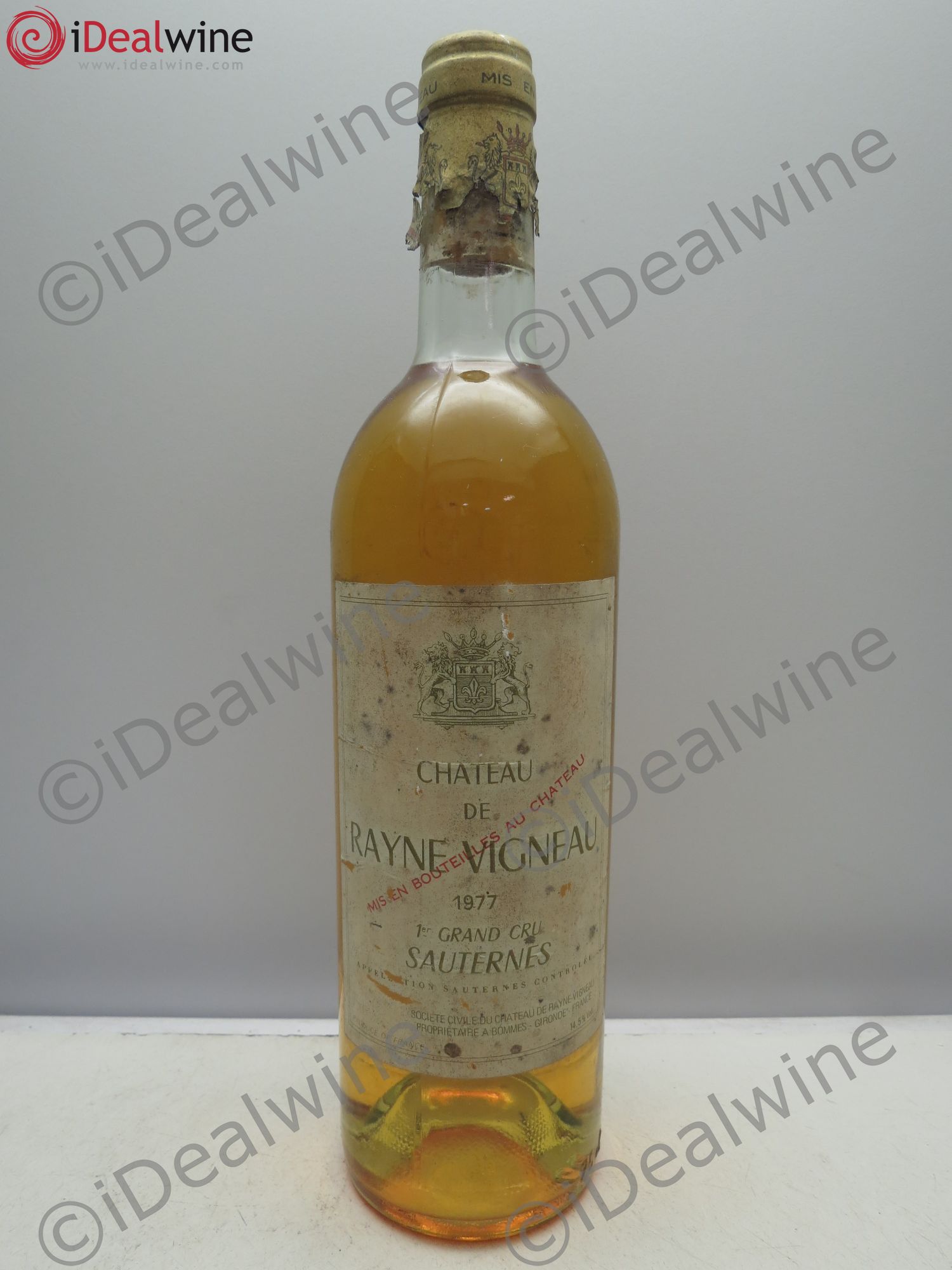 Château de Rayne Vigneau 1er Grand Cru Classé 1977 - Lotto di 1 bottiglia - 0