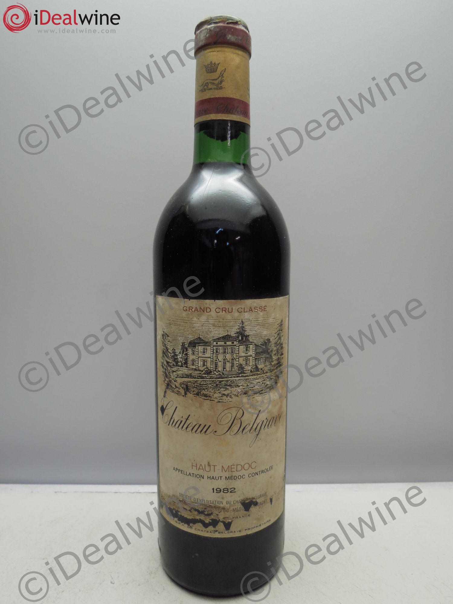 Château Belgrave 5ème Grand Cru Classé 1982 - Lot de 1 bouteille - 0