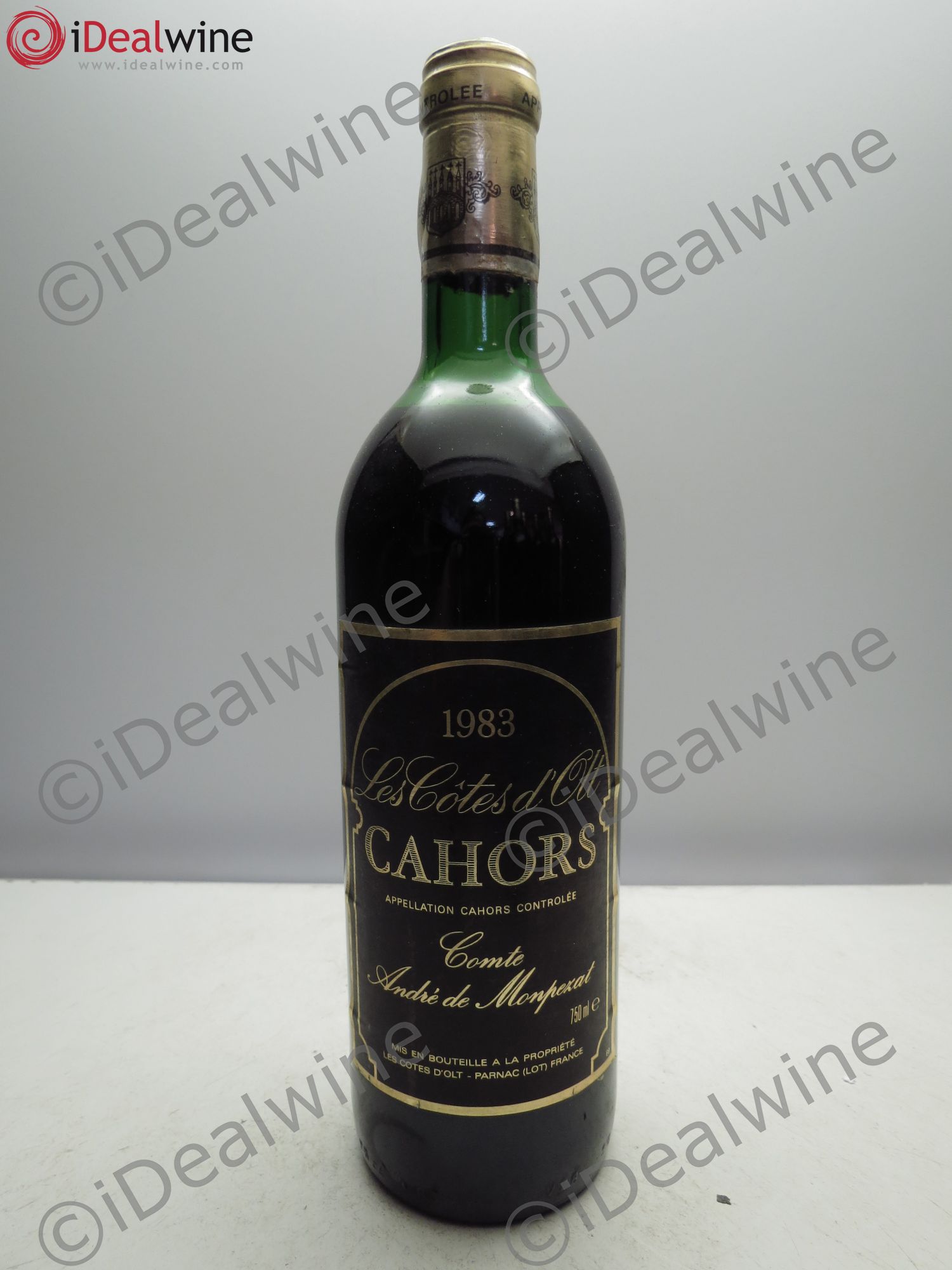 Cahors les Côtes d'Olt André de Monpezat 1983 - Posten von 6 Flaschen - 0