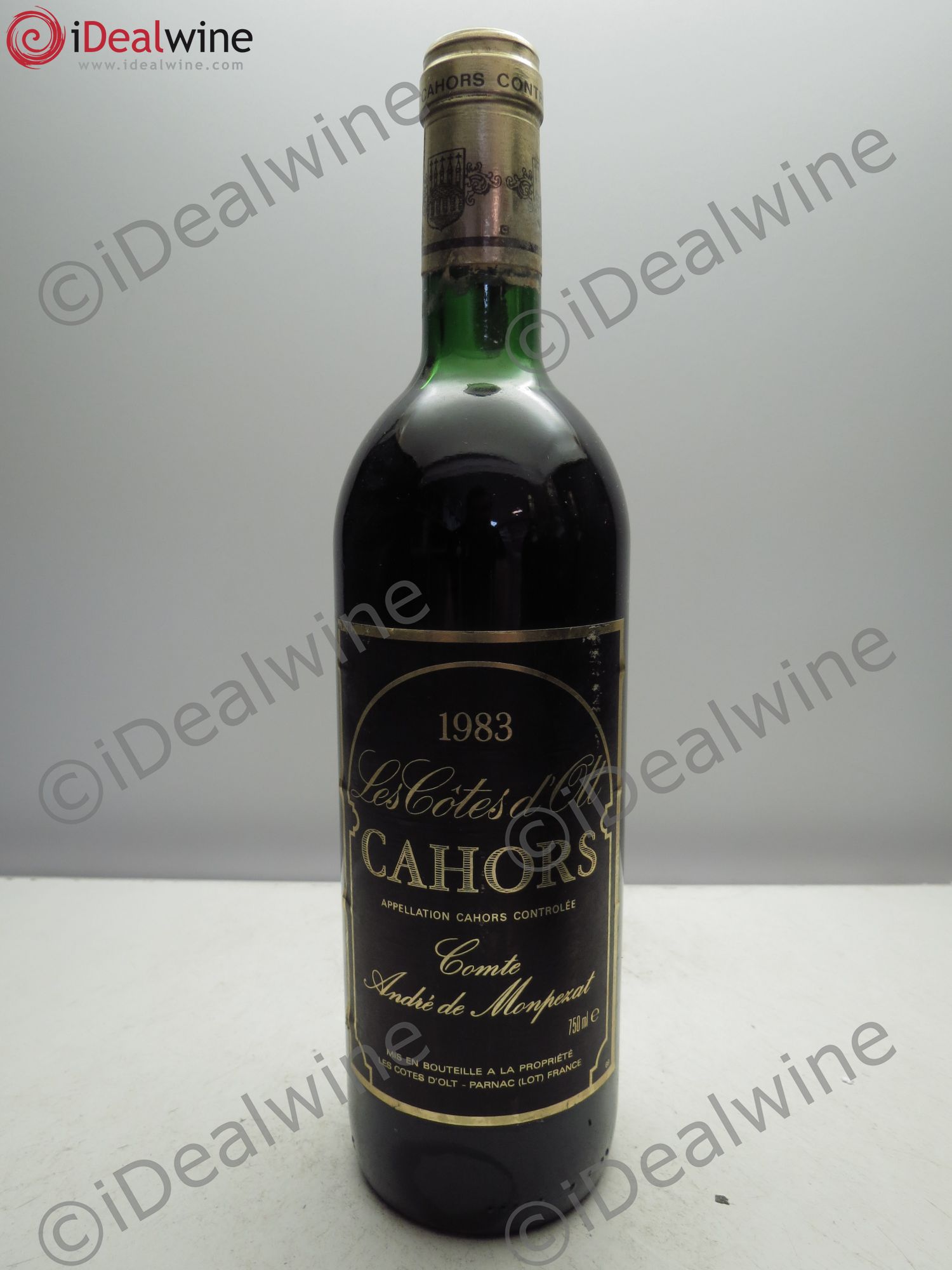 Cahors les Côtes d'Olt André de Monpezat 1983 - Posten von 6 Flaschen - 0