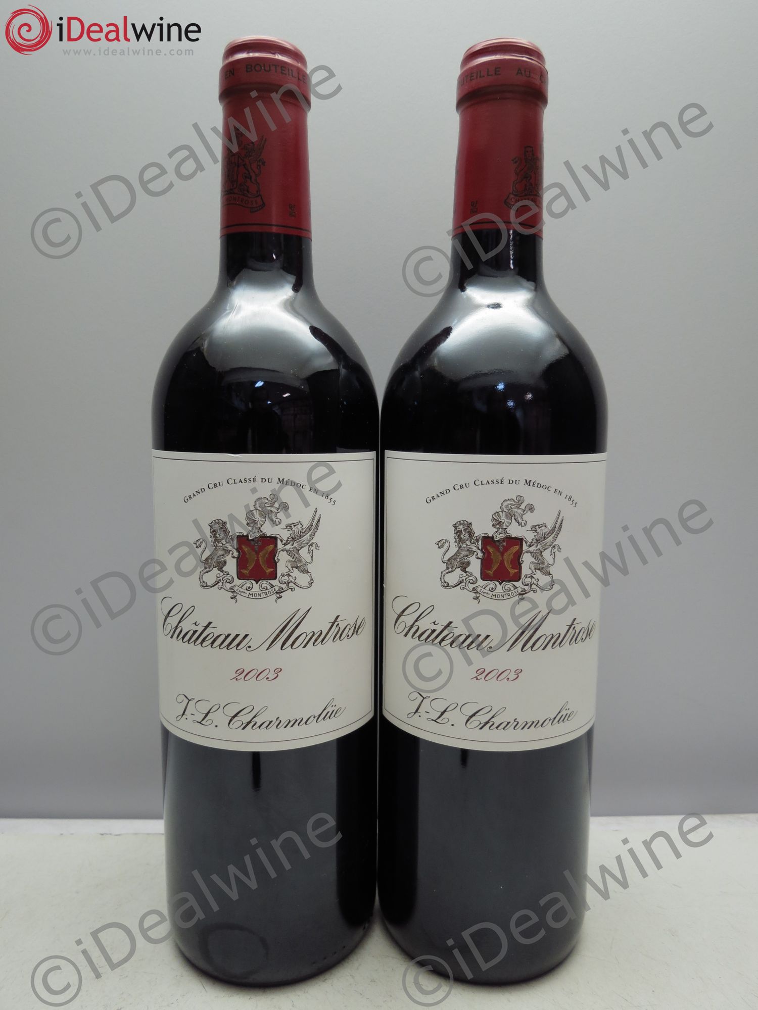 Château Montrose 2ème Grand Cru Classé 2003 - Lot de 2 bouteilles - 0
