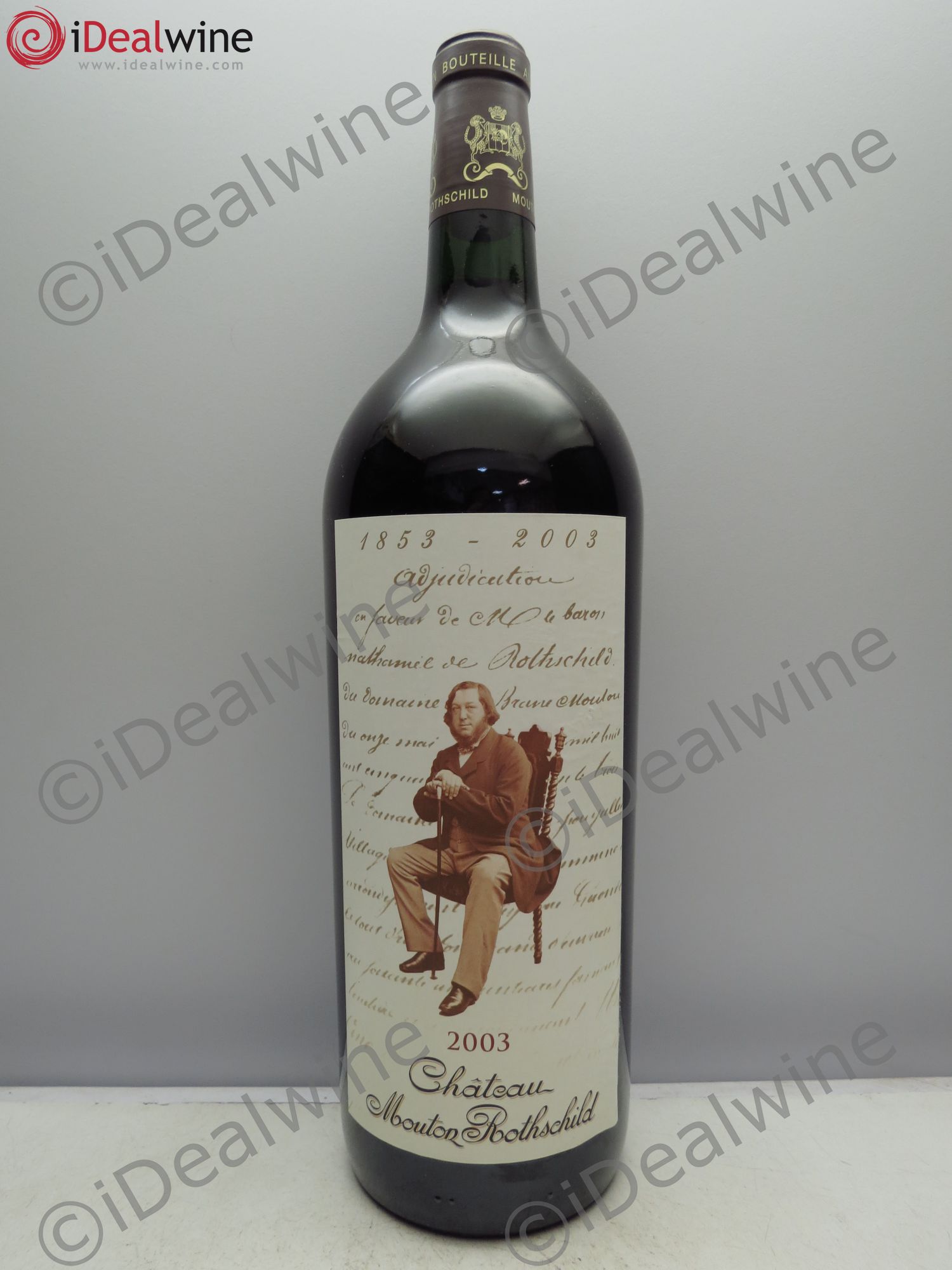 Château Mouton Rothschild 1er Grand Cru Classé 2003 - Lot de 1 magnum - 0