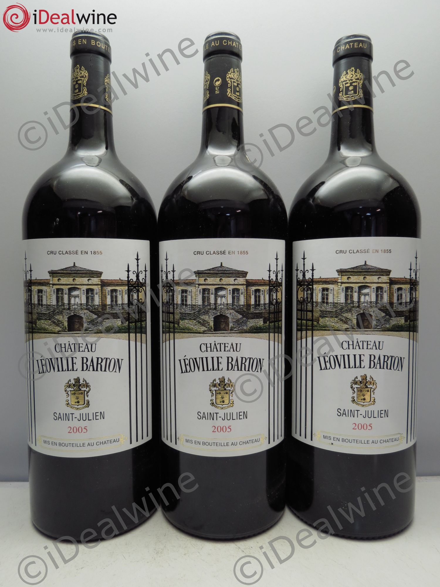 Château Léoville Barton 2ème Grand Cru Classé 2005 - Lot de 3 magnums - 0