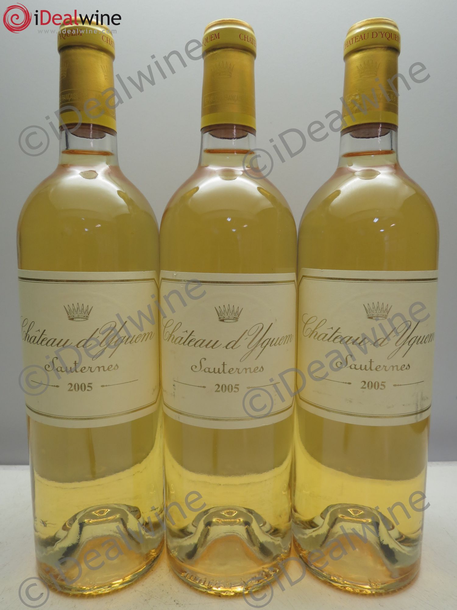 Château d' Yquem 1er Cru Classé Supérieur 2005 - Lotto di 3 bottiglie - 0