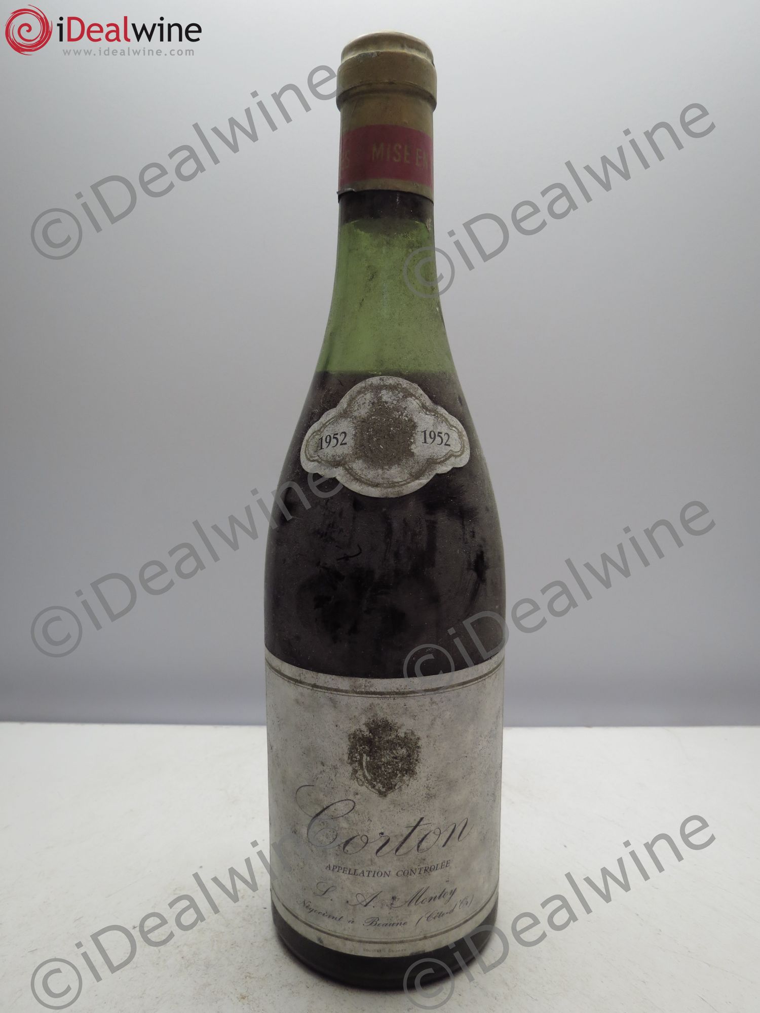 Corton Grand Cru L.A Montoy 1952 - Posten von 1 Flasche - 0