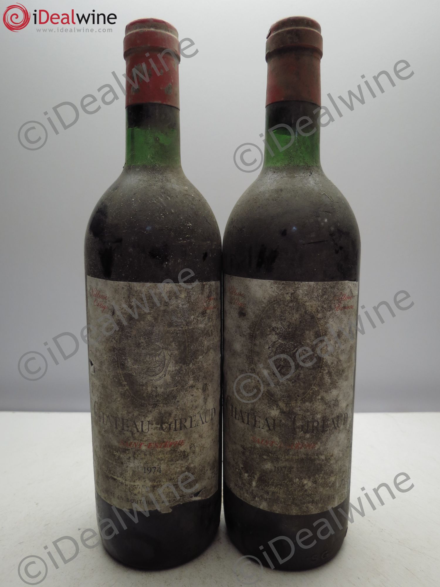 Bordeaux Château Gireaud Saint Estèphe 1974 - Posten von 2 Flaschen - 0