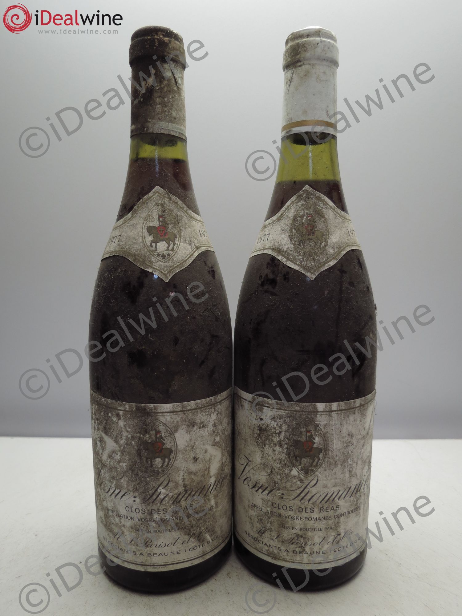 Vosne-Romanée 1er Cru M.L Parisot 1977 - Lot de 2 bouteilles - 0