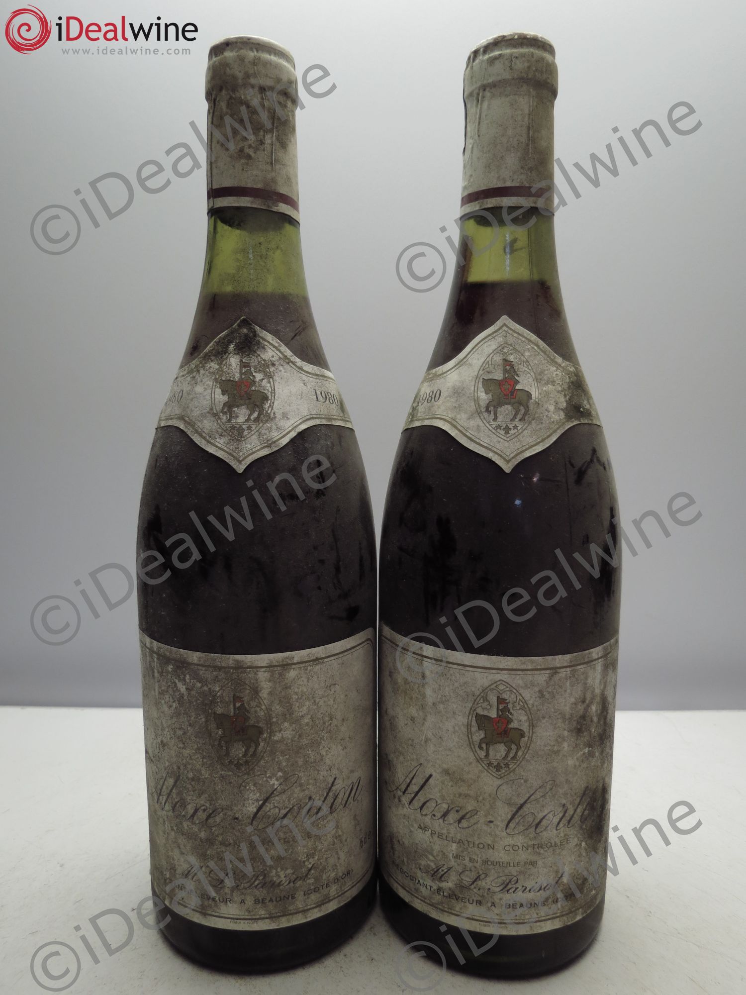 Aloxe-Corton M.L Parisot 1980 - Posten von 2 Flaschen - 0