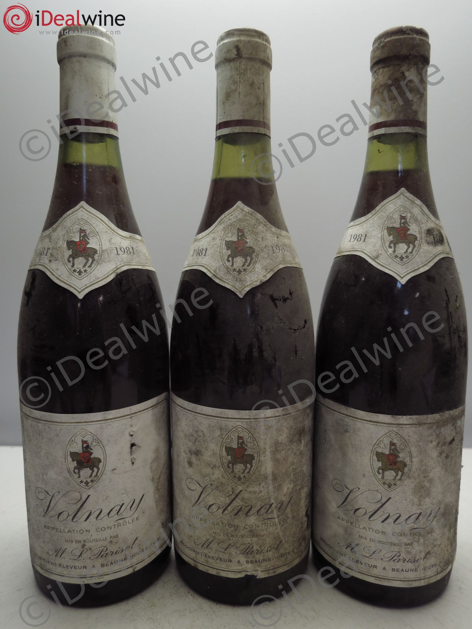 Volnay Domaine M.L Parisot 1981 - Posten von 3 Flaschen - 0