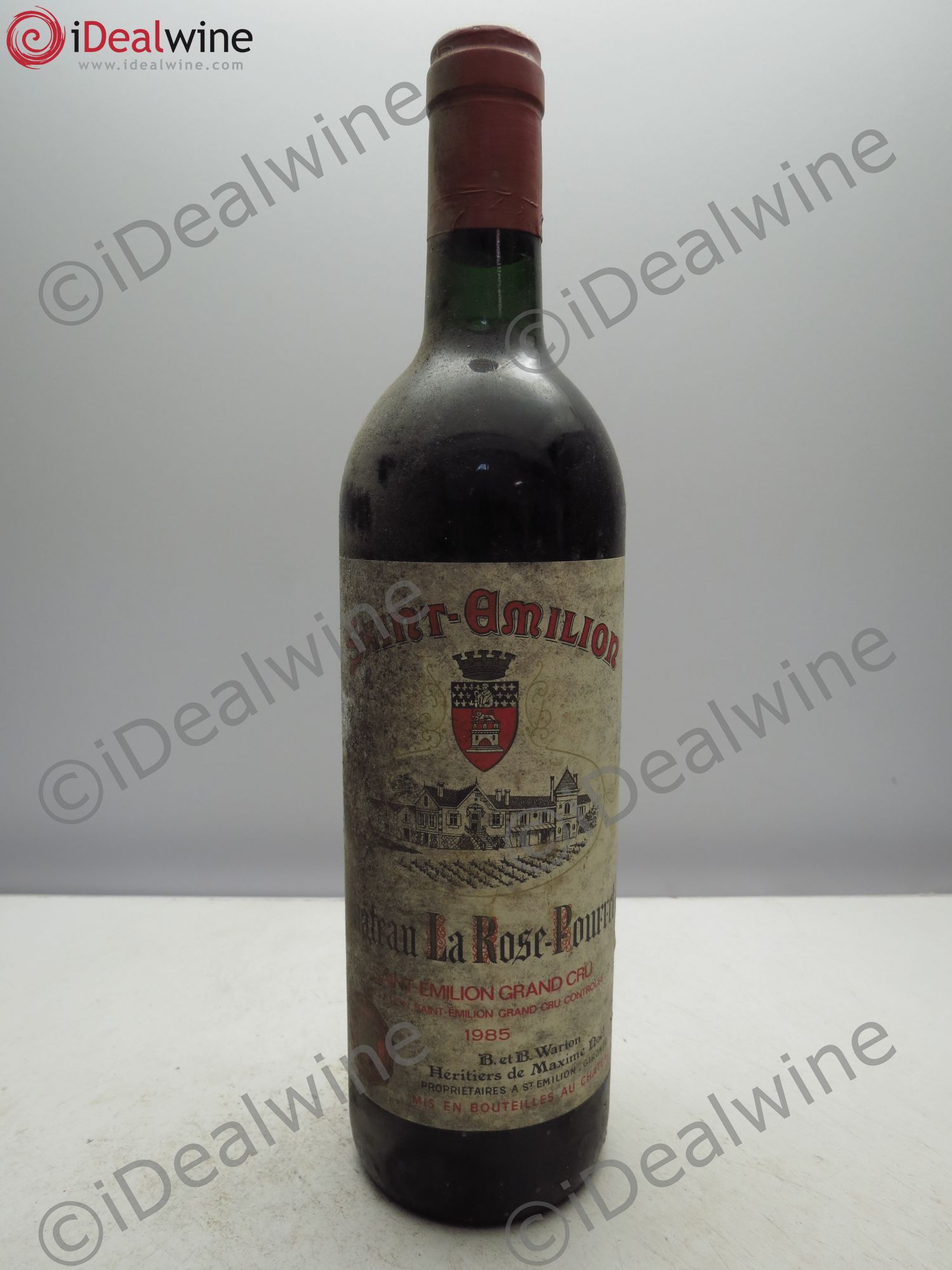 Château la Rose Pourret 1985 - Lot de 6 bouteilles - 0