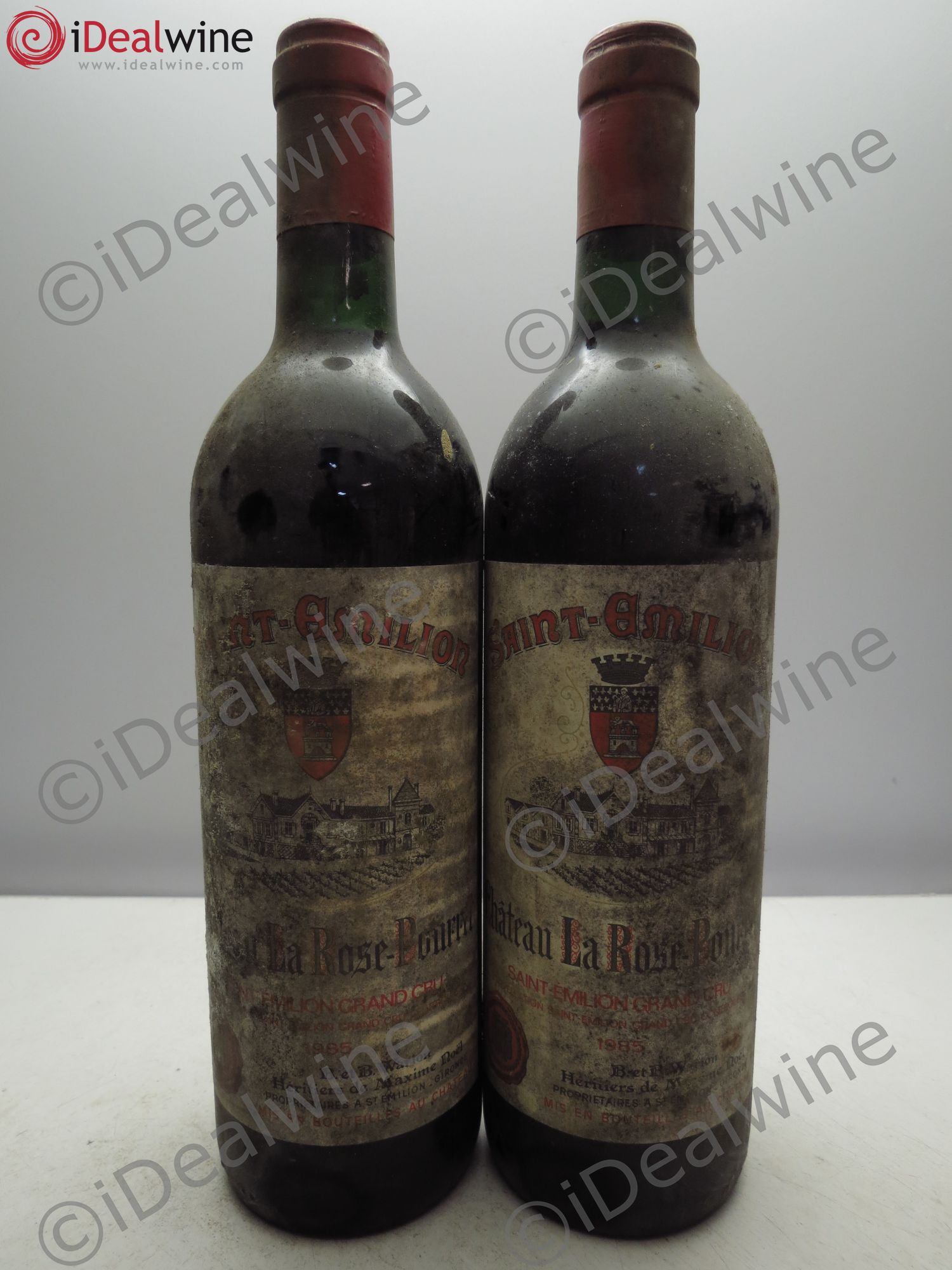 Château la Rose Pourret (sans prix de réserve / no reserve) 1985 - Posten von 2 Flaschen - 0
