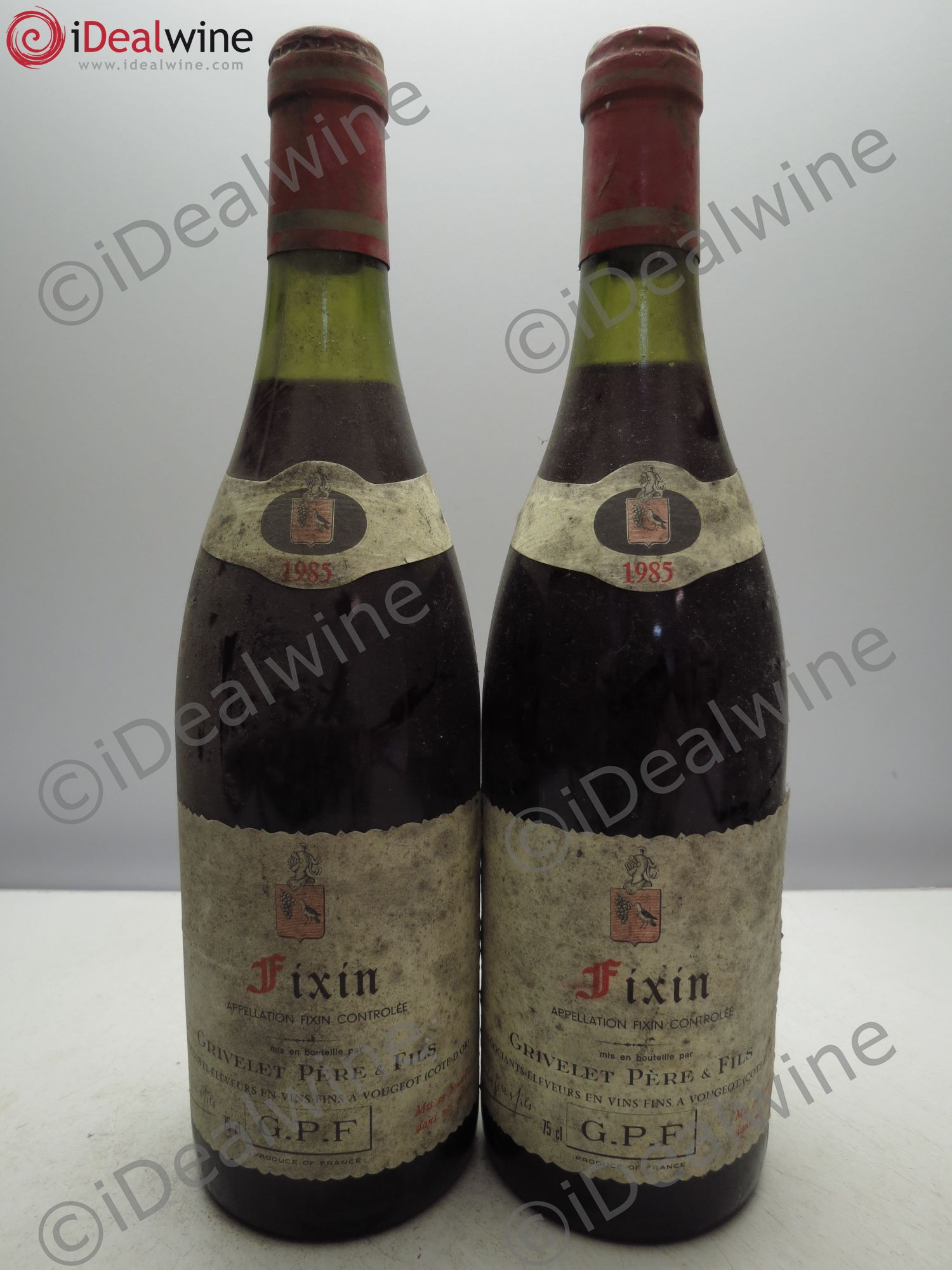 Fixin Grivelet Père et Fils (sans prix de réserve / no reserve) 1985 - Posten von 2 Flaschen - 0