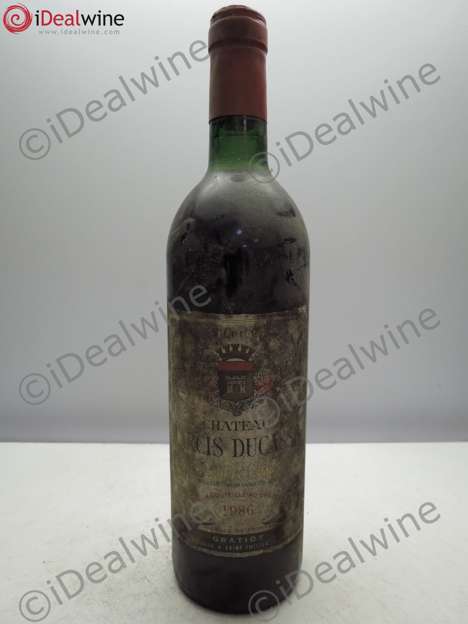 Château Larcis Ducasse 1er Grand Cru Classé B 1986 - Lot de 1 bouteille - 0