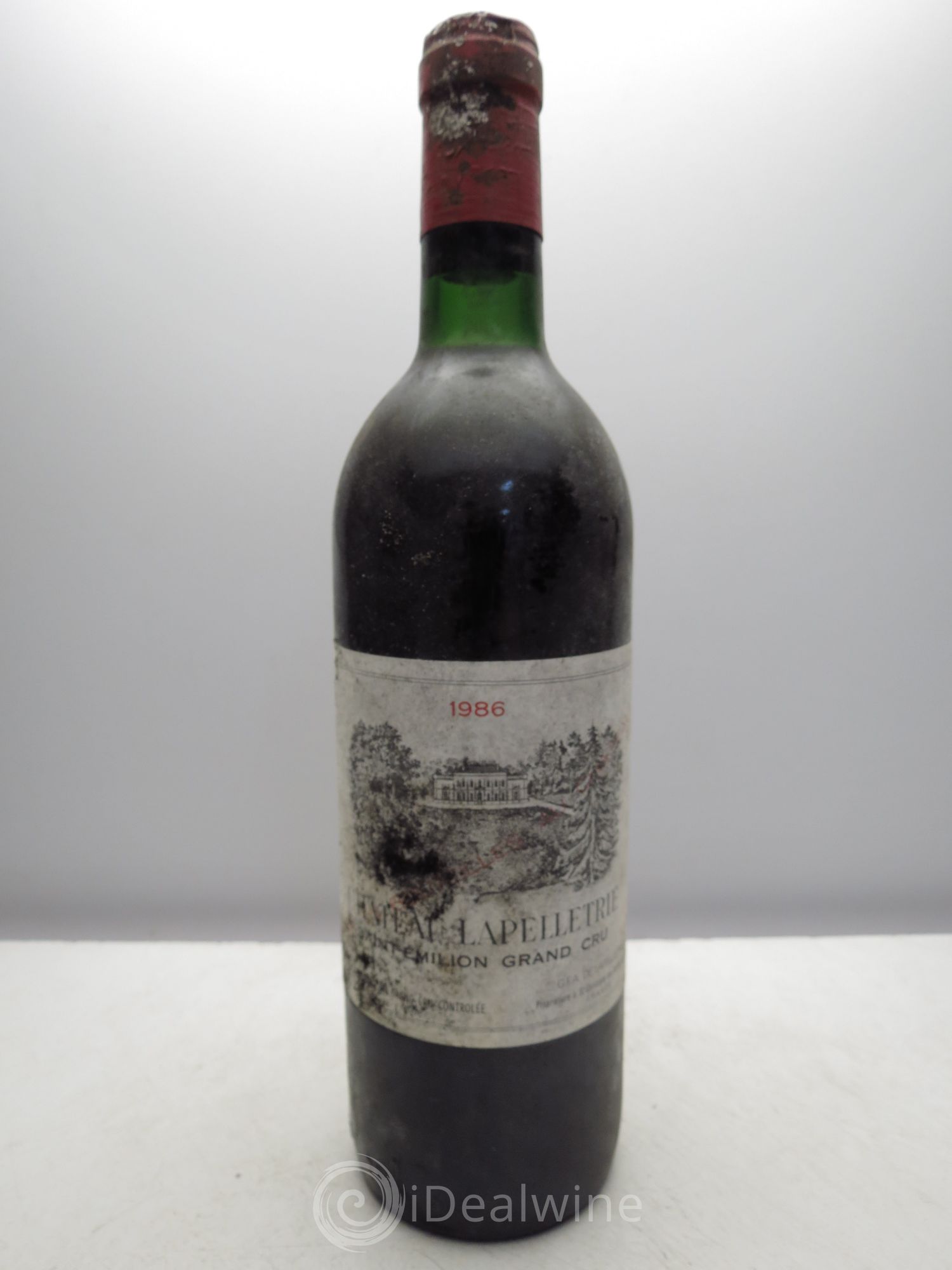 Saint-Émilion Château Lapelletrie (sans prix de réserve / no reserve) 1986 - Posten von 1 Flasche - 0