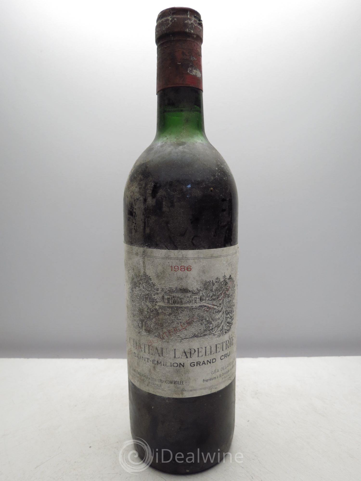 Saint-Émilion Château Lapelletrie (sans prix de réserve / no reserve) 1986 - Posten von 1 Flasche - 0