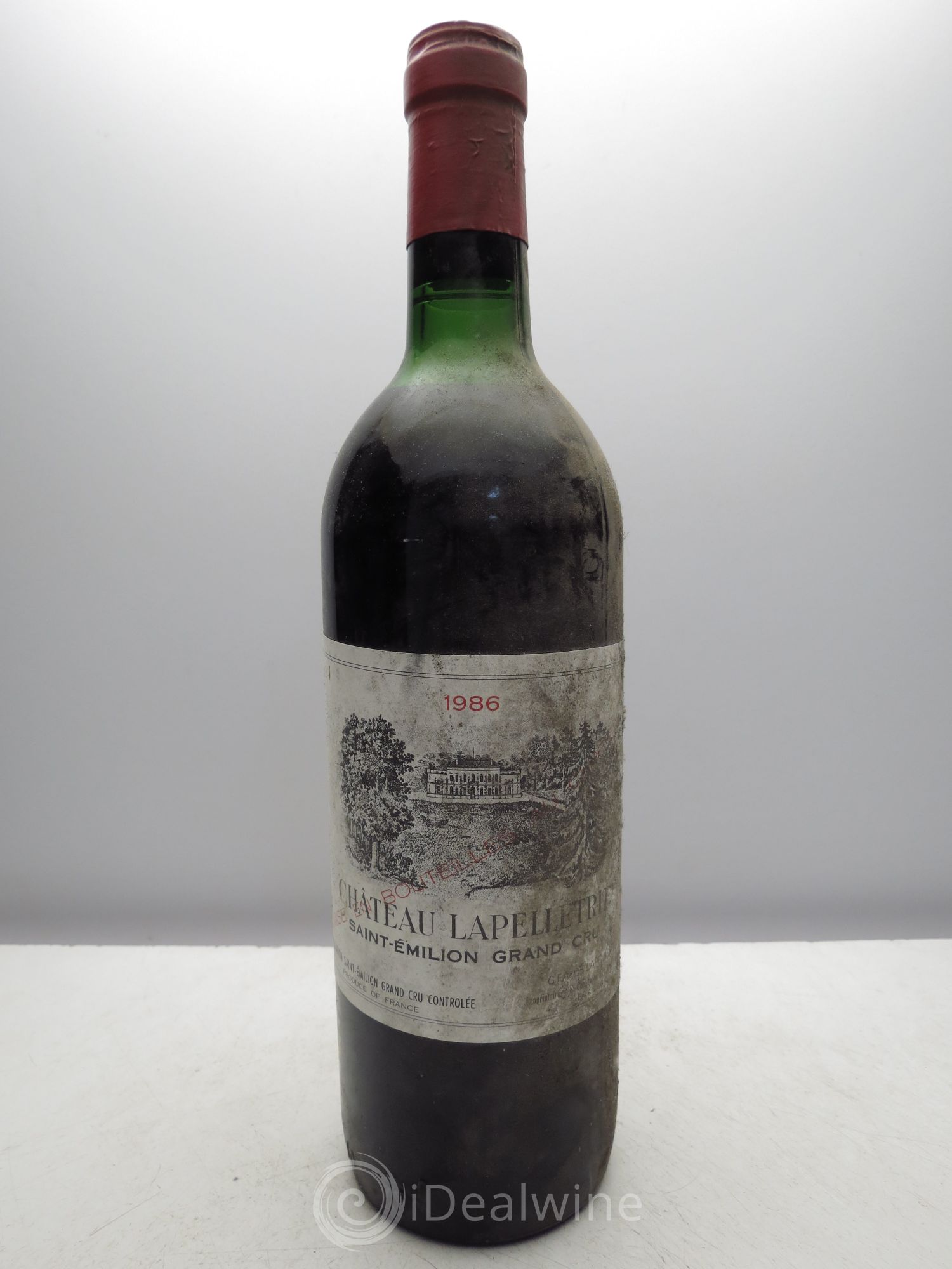 Saint-Émilion Château Lapelletrie (sans prix de réserve / no reserve) 1986 - Posten von 1 Flasche - 0