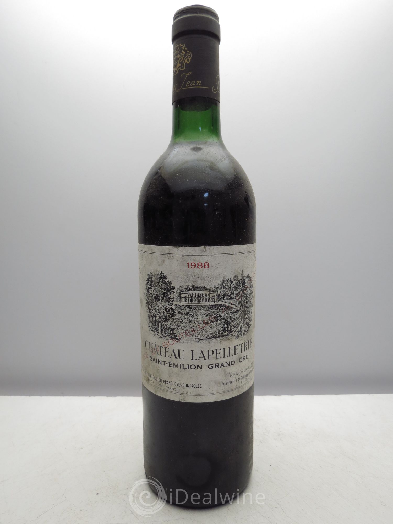 Saint-Émilion Château Lapelletrie (sans prix de réserve / no reserve) 1988 - Posten von 1 Flasche - 0