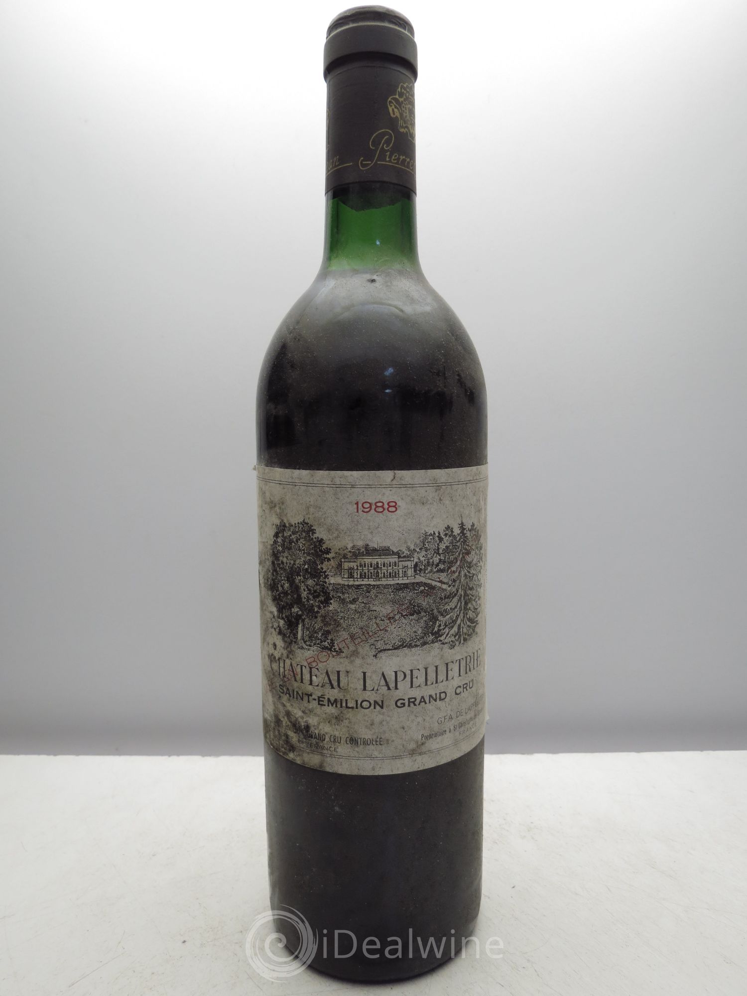 Saint-Émilion Château Lapelletrie (sans prix de réserve / no reserve) 1988 - Posten von 1 Flasche - 0