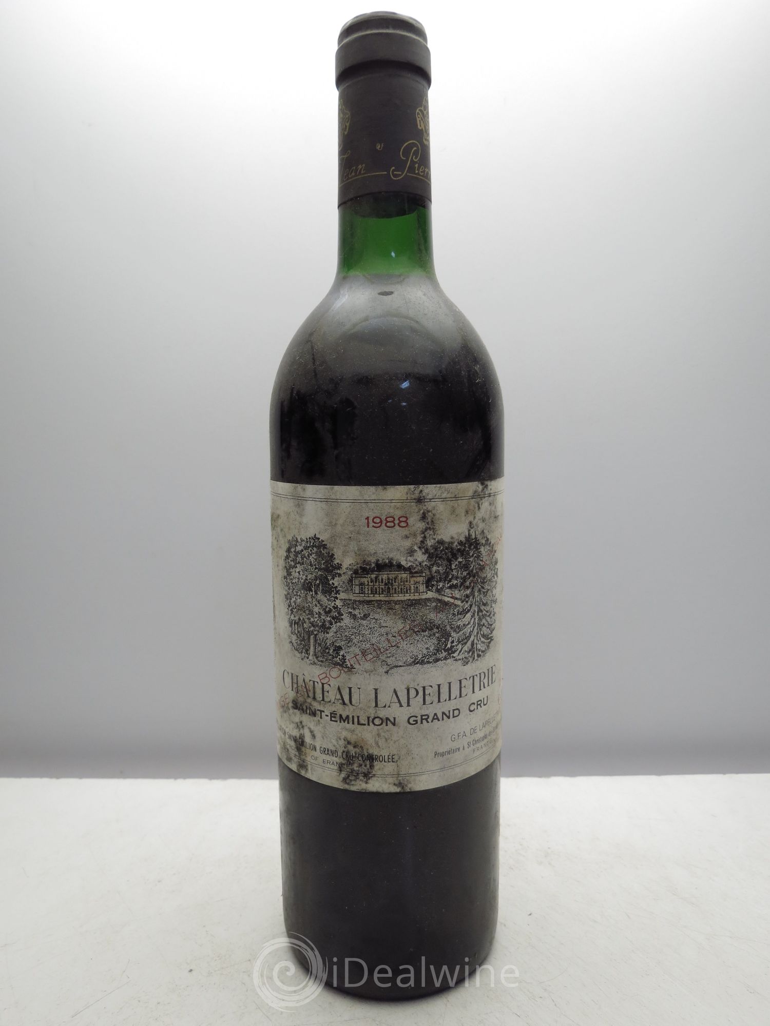 Saint-Émilion Château Lapelletrie (sans prix de réserve / no reserve) 1988 - Lot of 1 bottle - 0