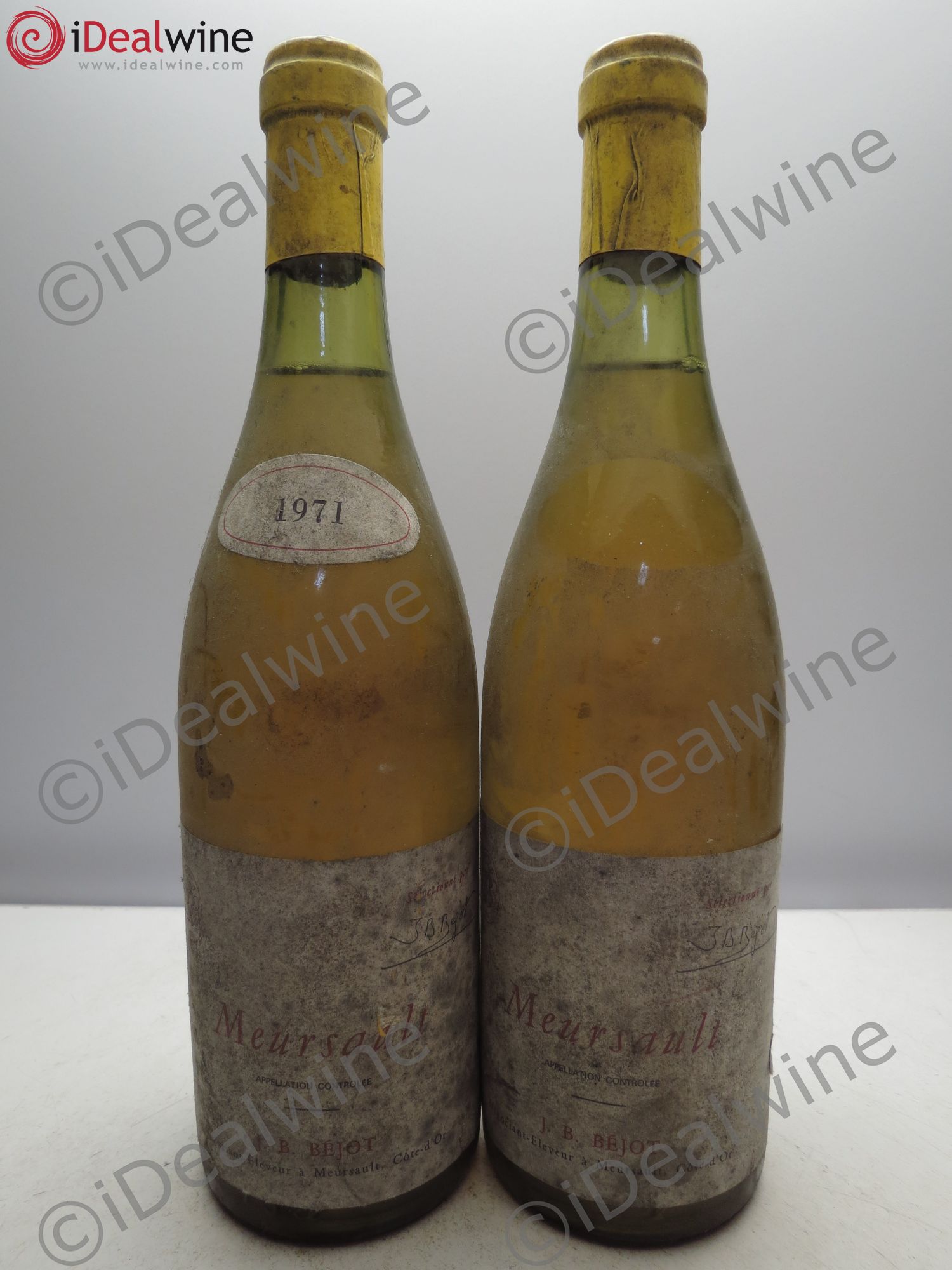 Meursault J.B Bejot 1971 - Posten von 2 Flaschen - 0