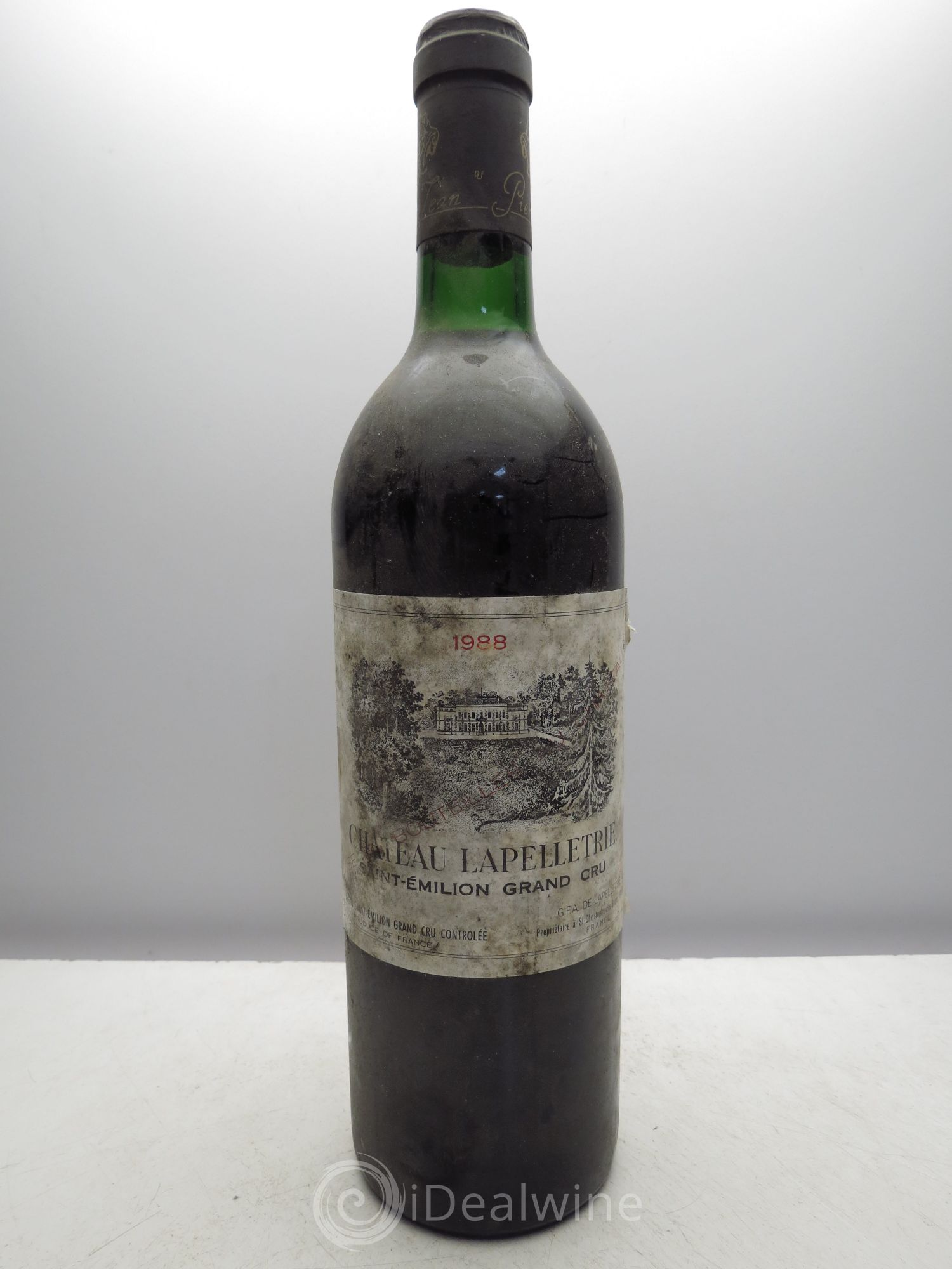 Saint-Émilion Château Lapelletrie (sans prix de réserve / no reserve) 1988 - Posten von 1 Flasche - 0