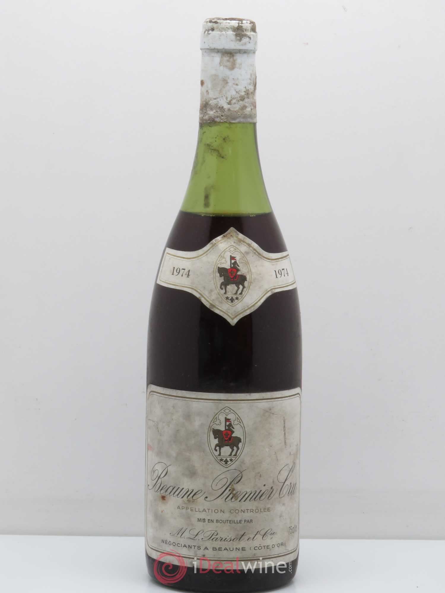 Beaune 1er Cru Domaine Parisot 1974 - Posten von 1 Flasche - 0