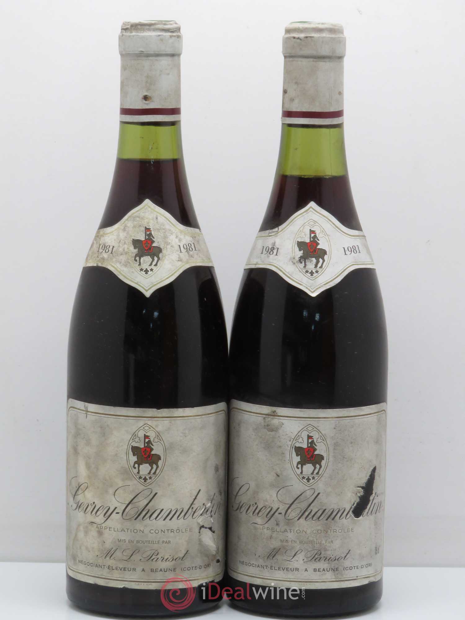 Gevrey-Chambertin Domaine Parisot 1981 - Posten von 2 Flaschen - 0