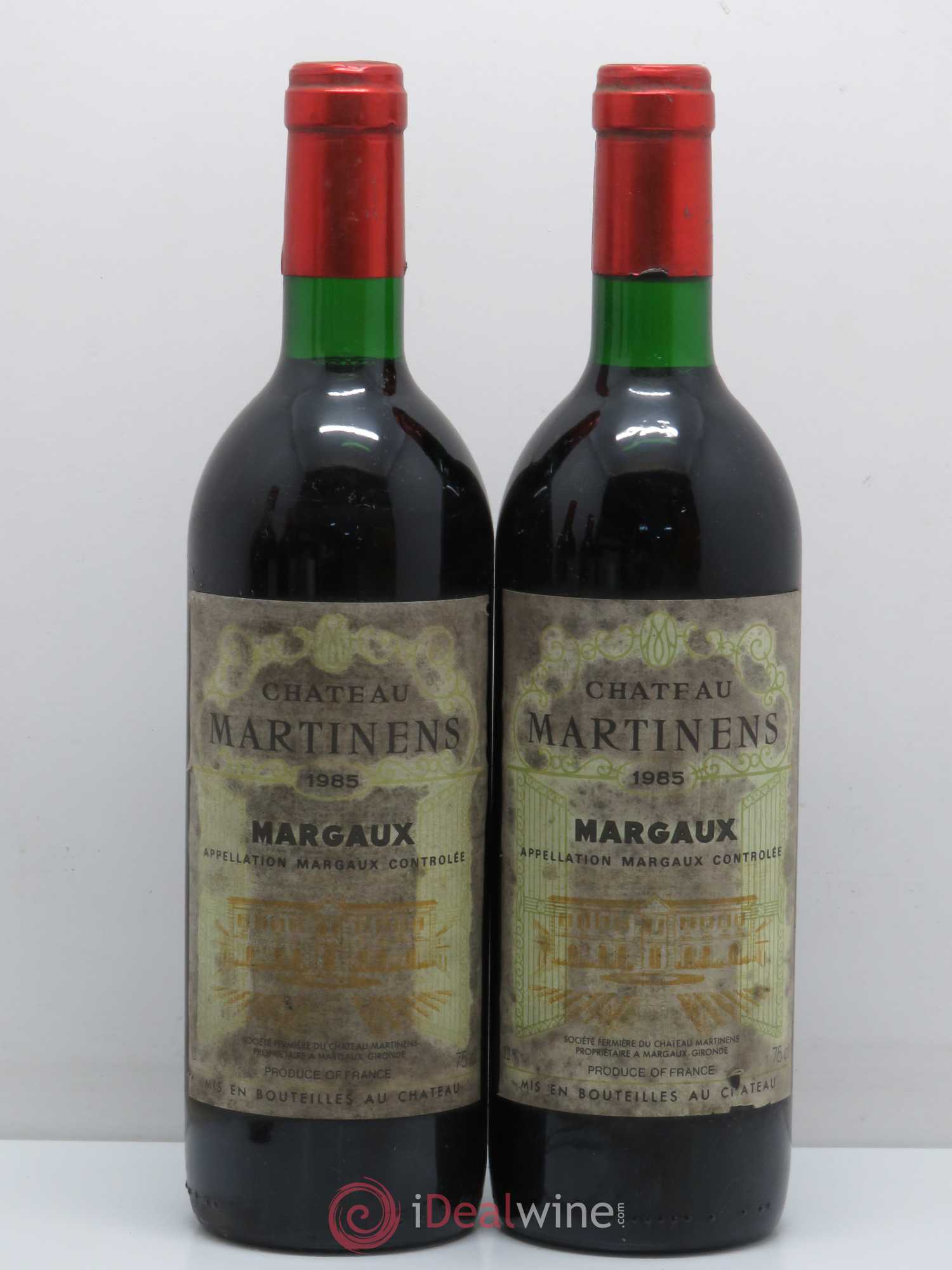 Château Martinens Cru Bourgeois (sans prix de réserve) 1985 - Lot de 5 bouteilles - 2