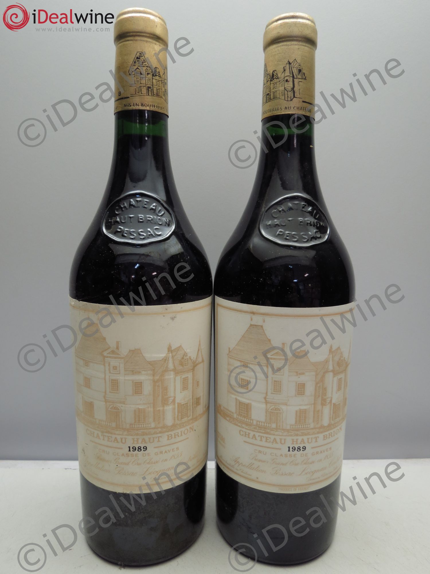 Château Haut Brion 1er Grand Cru Classé 1989 - Lot de 2 bouteilles - 0