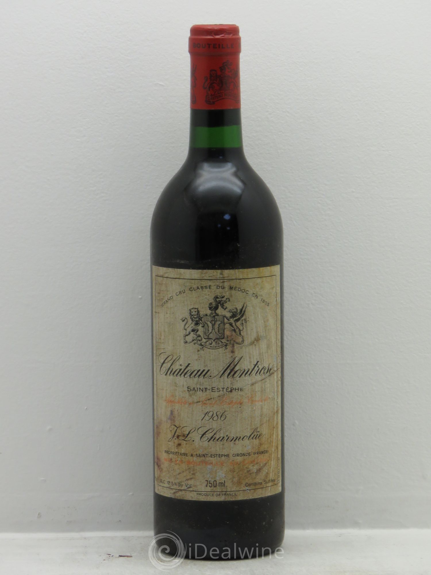 Château Montrose 2ème Grand Cru Classé 1986 - Lot de 1 bouteille - 0