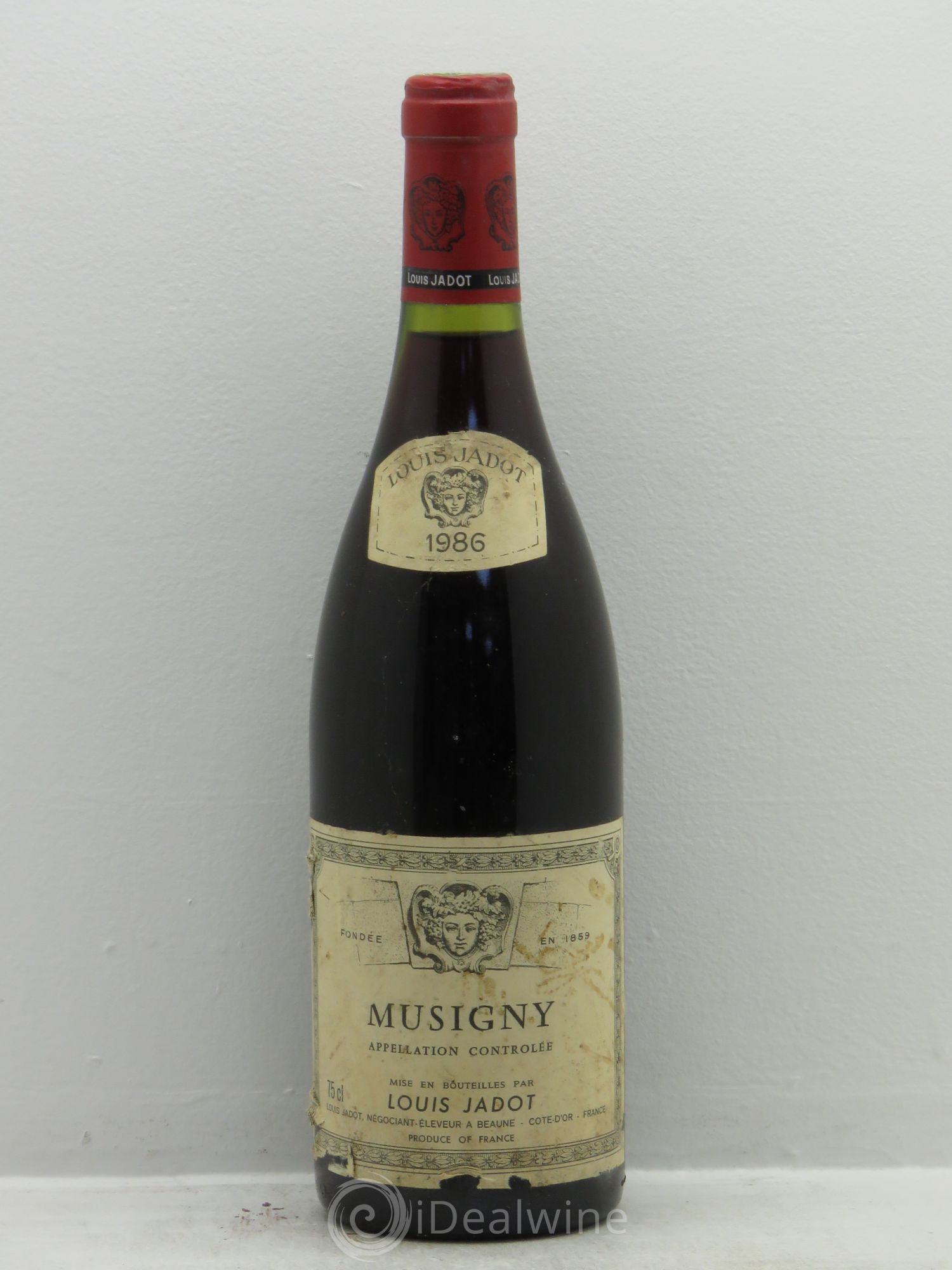 Musigny Grand Cru Louis Jadot (Domaine) 1986 - Lot de 1 bouteille - 0