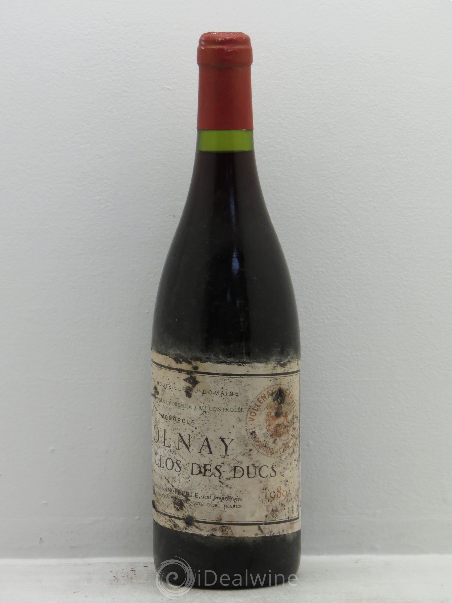 Volnay 1er Cru Clos des Ducs Marquis d'Angerville (Domaine) 1989 - Lot de 1 bouteille - 0