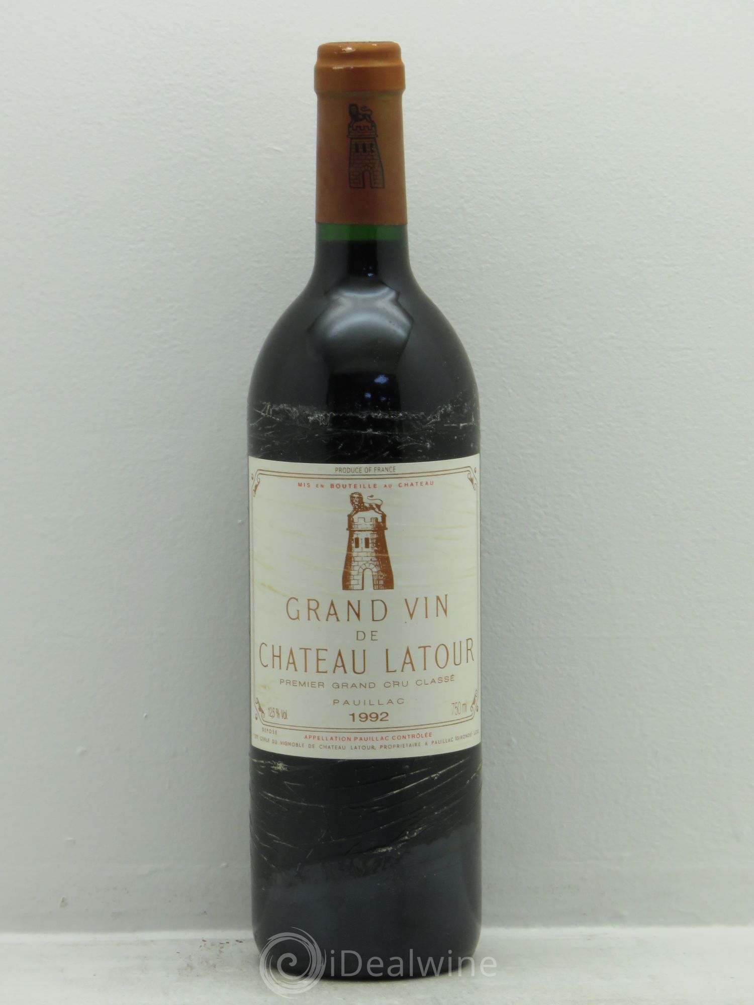 Château Latour 1er Grand Cru Classé 1992 - Lot de 1 bouteille - 0