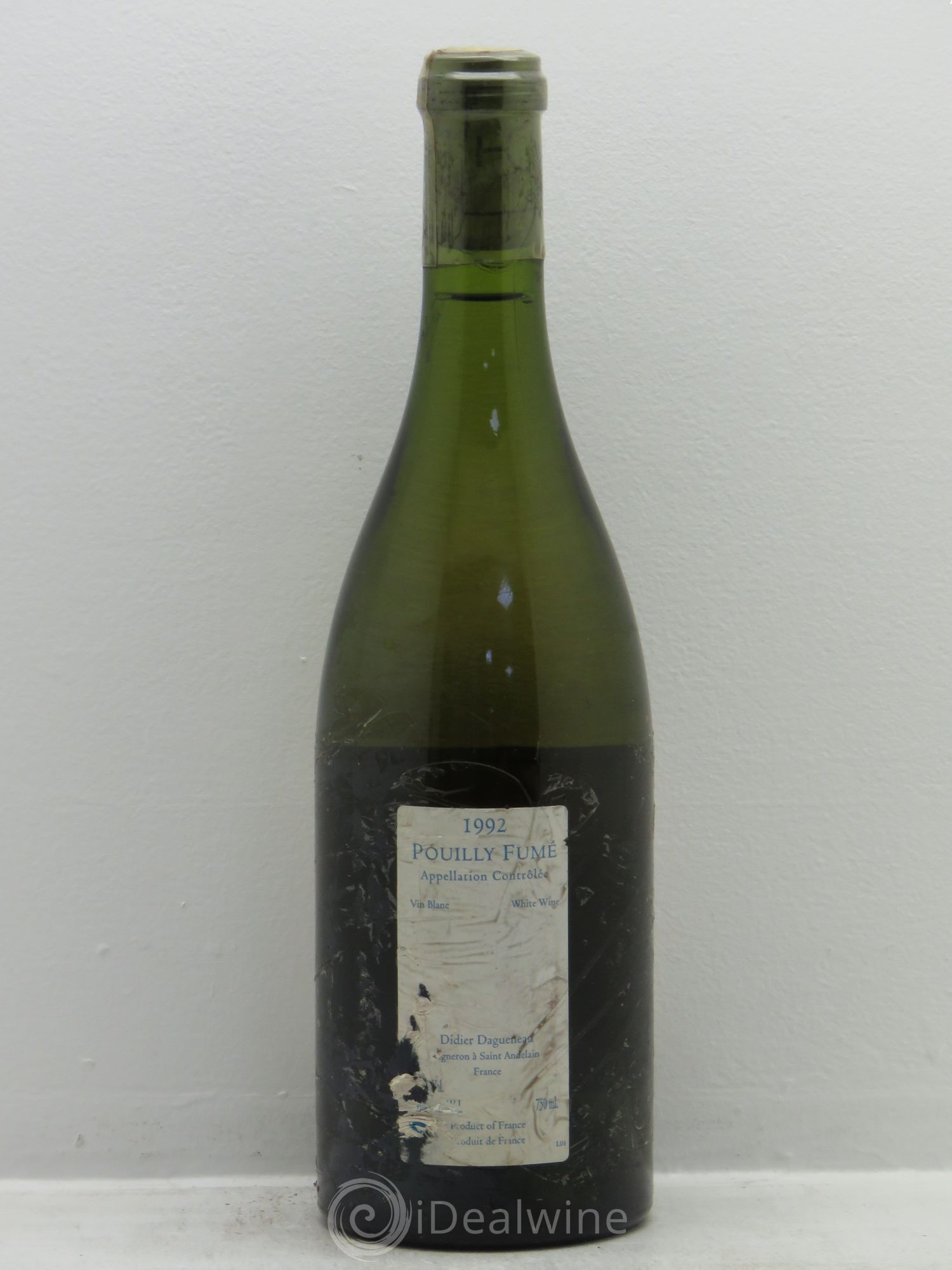 Vin de France (anciennement Pouilly-Fumé) Silex Dagueneau (Domaine Didier - Louis-Benjamin) 1992 - Lot de 1 bouteille - 1