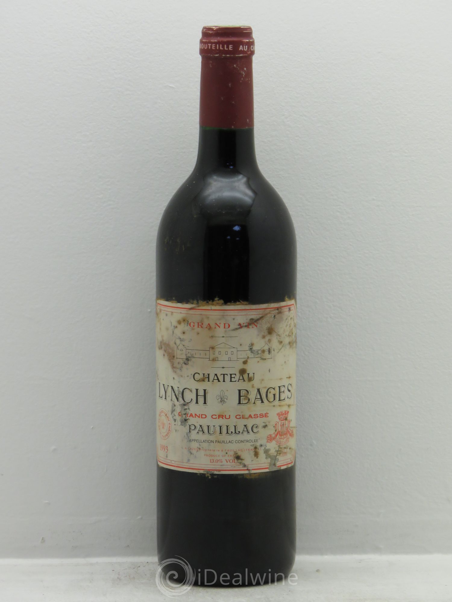 Château Lynch Bages 5ème Grand Cru Classé 1993 - Lot de 1 bouteille - 0