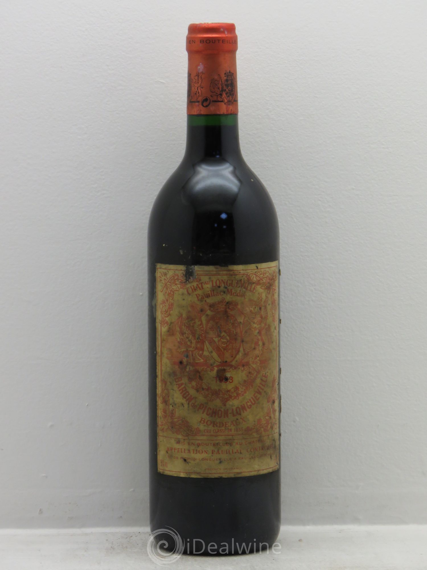 Pichon Longueville Baron 2ème Grand Cru Classé 1993 - Lot de 1 bouteille - 0