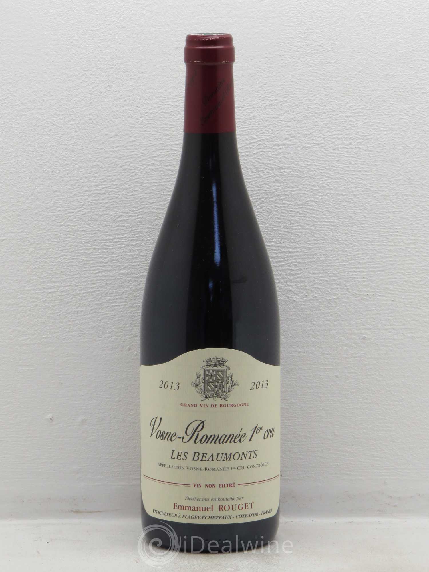 Vosne-Romanée 1er Cru Les Beaumonts Emmanuel Rouget 2013 - Lot de 1 bouteille - 0