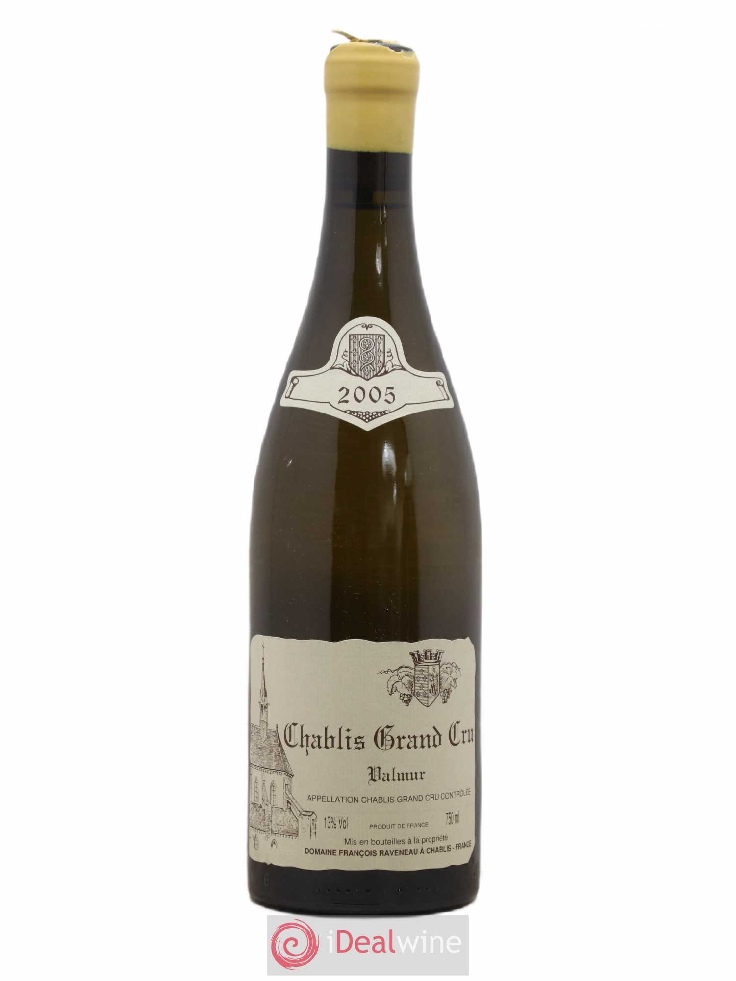 Chablis Grand Cru Valmur Raveneau (Domaine) 2005 - Lot de 1 bouteille - 0