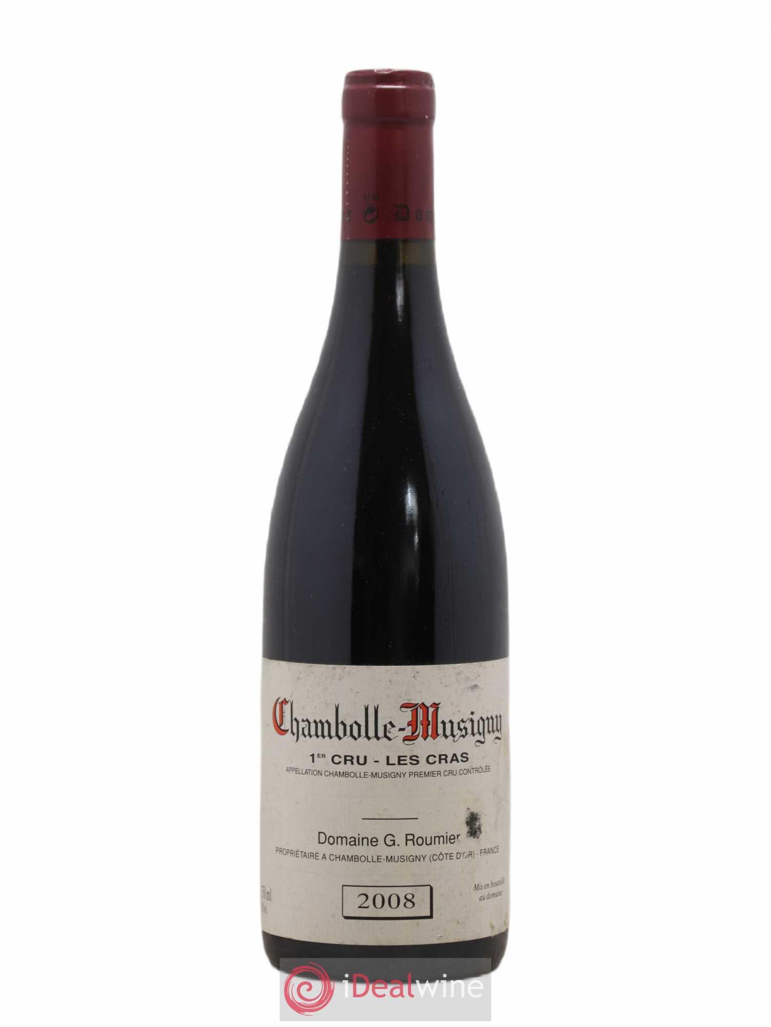 Chambolle-Musigny 1er Cru Les Cras Georges Roumier (Domaine) 2008 - Lot de 1 bouteille - 0