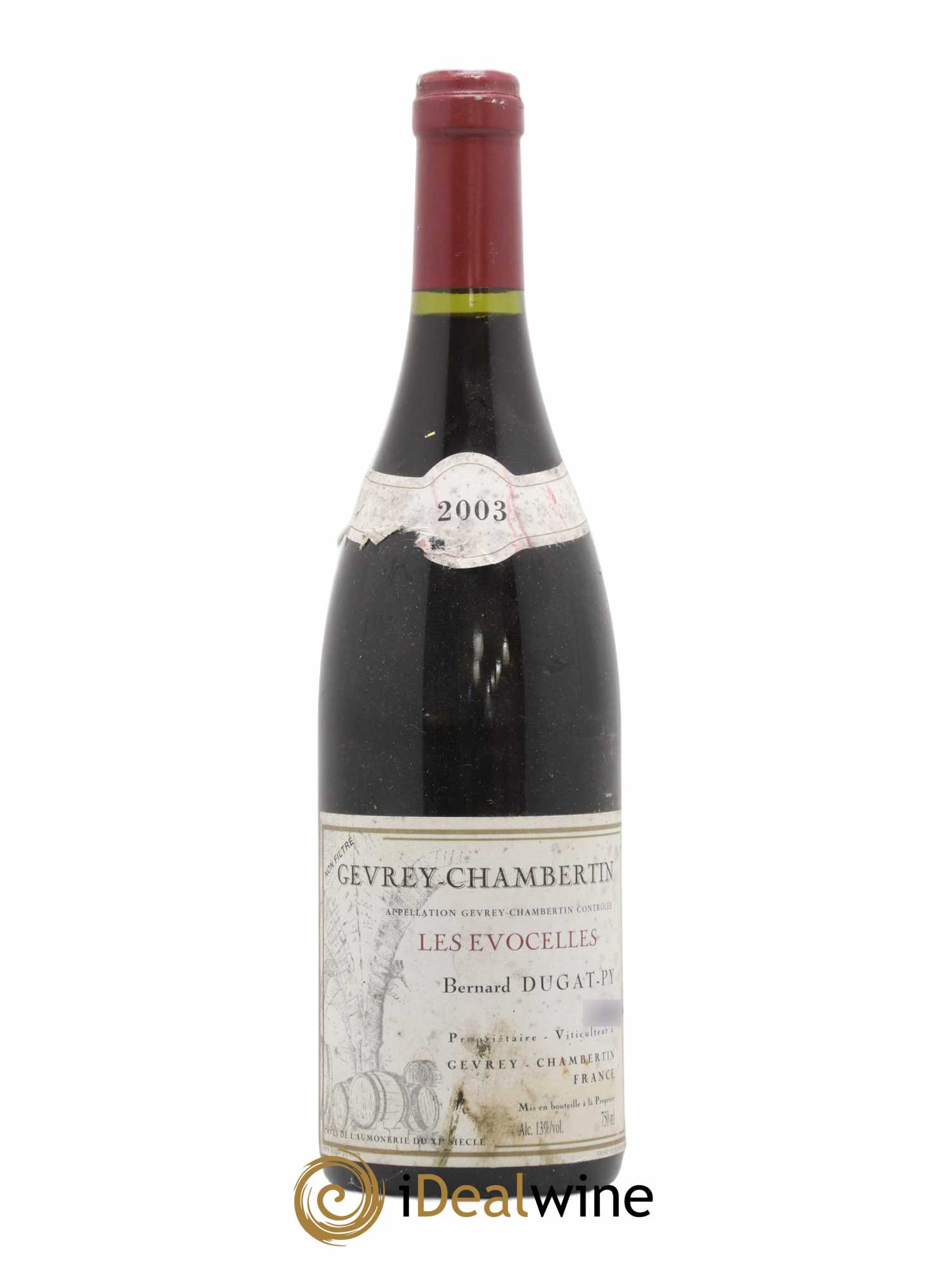 Gevrey-Chambertin Les Evocelles Vieilles Vignes Dugat-Py 2003 - Lot de 1 bouteille - 0